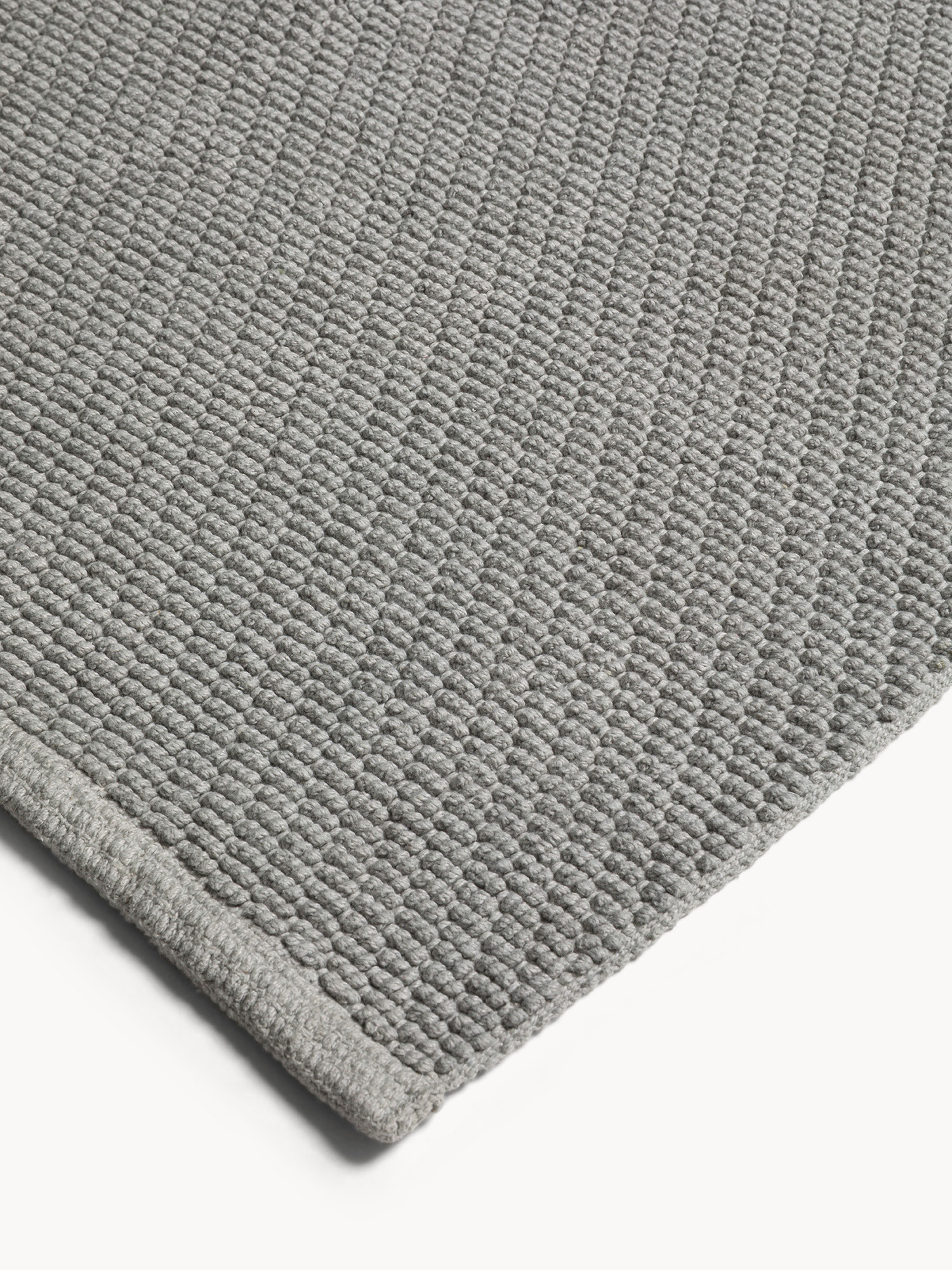 Tappeto bagno sardo in cotone, Grigio, large image number 1