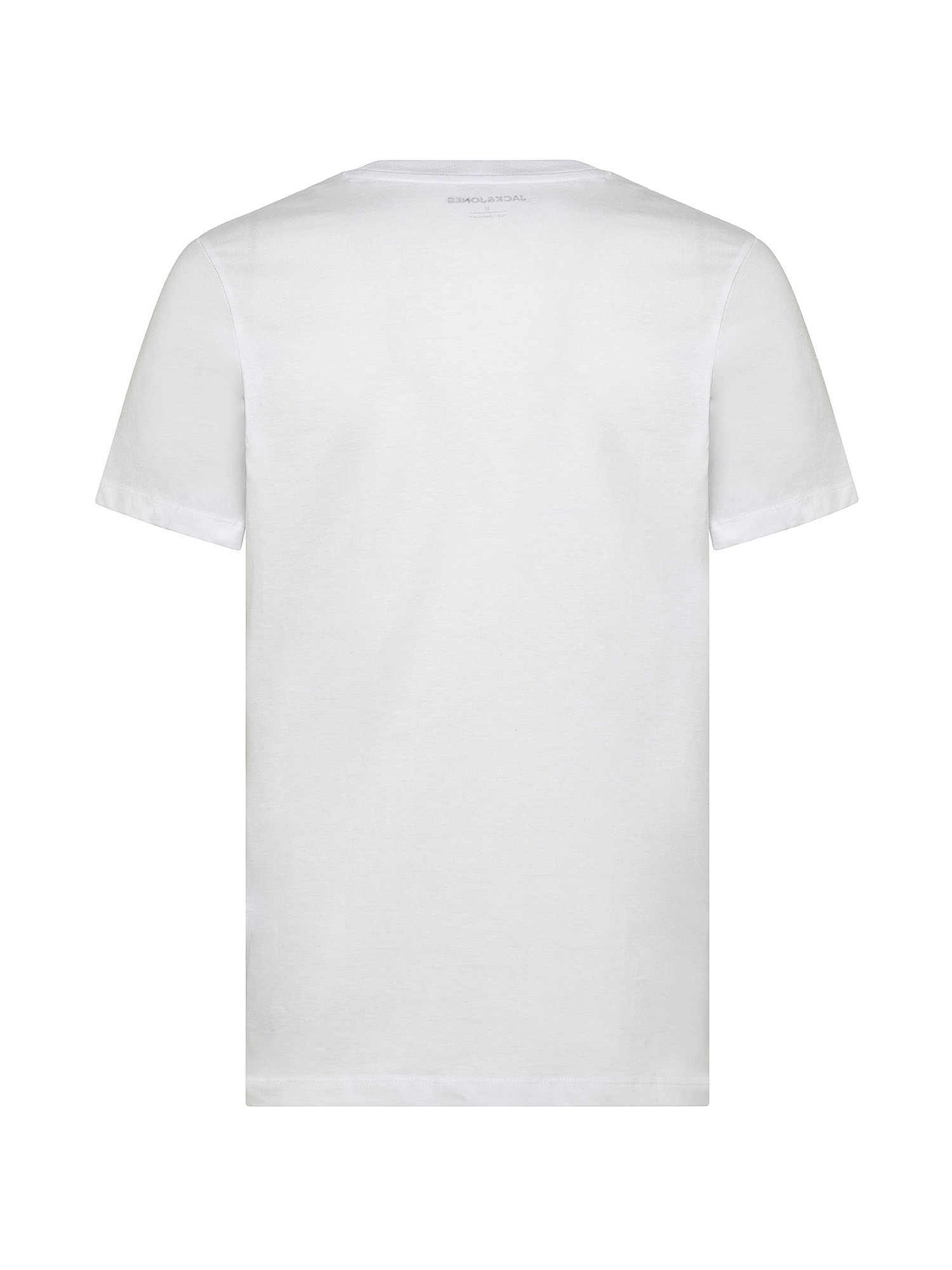 T-shirt 100% cotone, Bianco, large image number 1