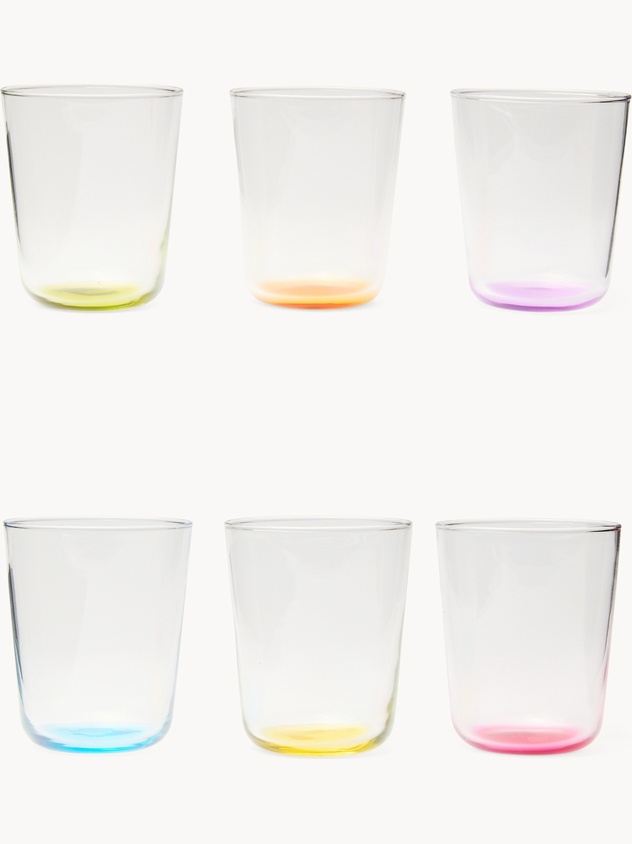 Set 6 bicchieri in vetro Otto - Prezzo di lancio