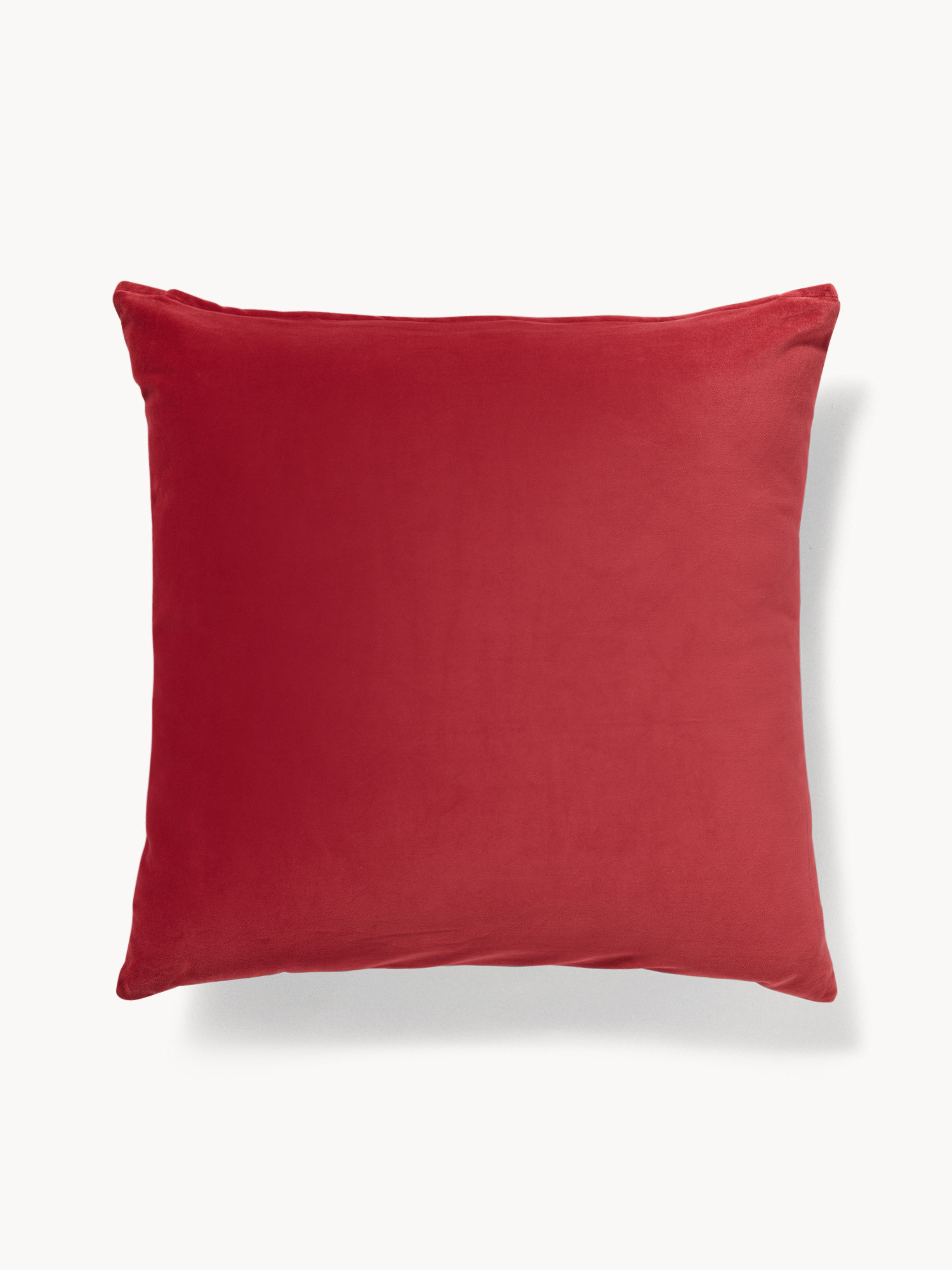 Cuscino 60x60 con stampa floreale, Rosso, large image number 1