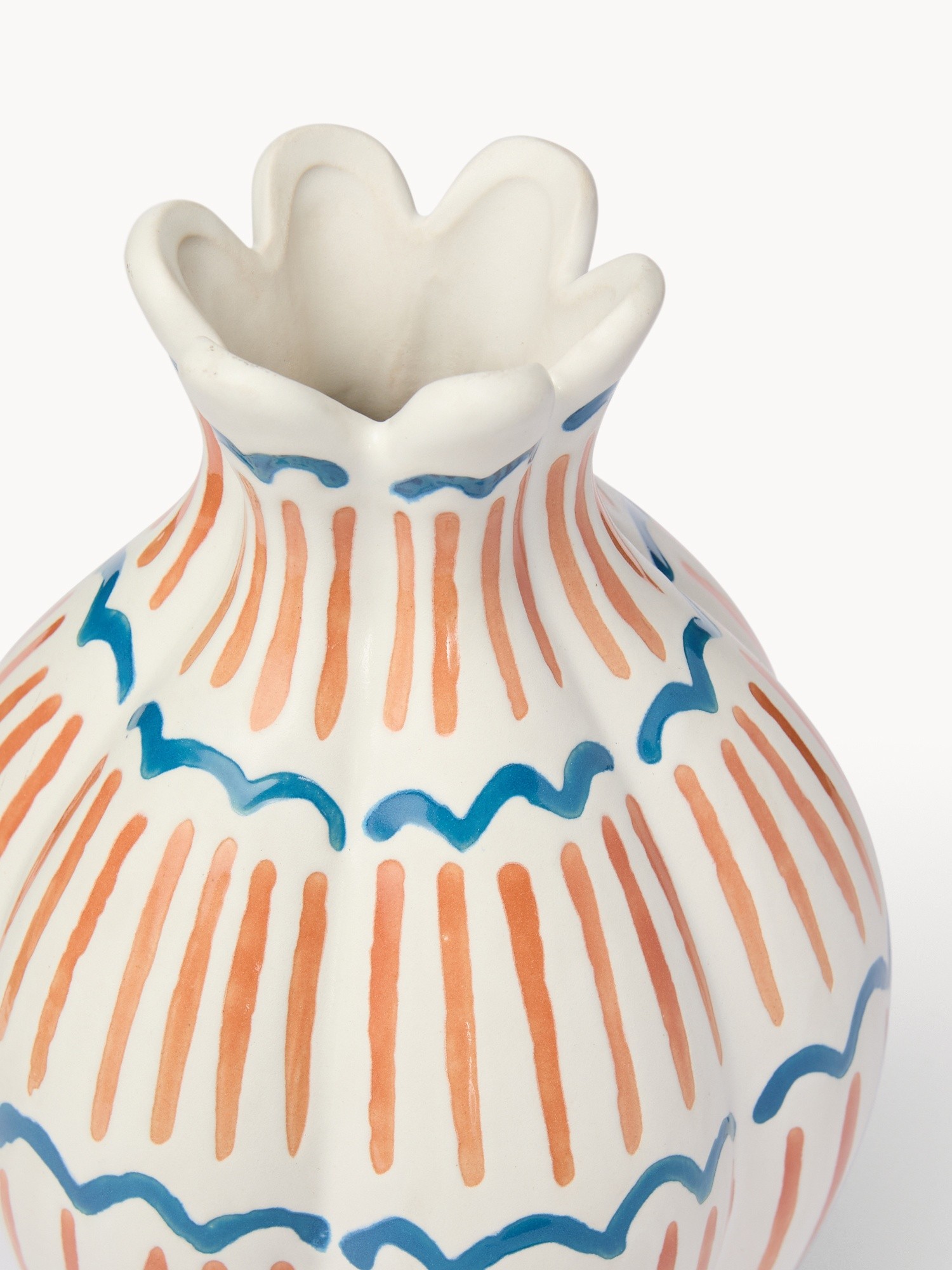 Vaso in ceramica artigianale vietnamita, Multicolor, large image number 1