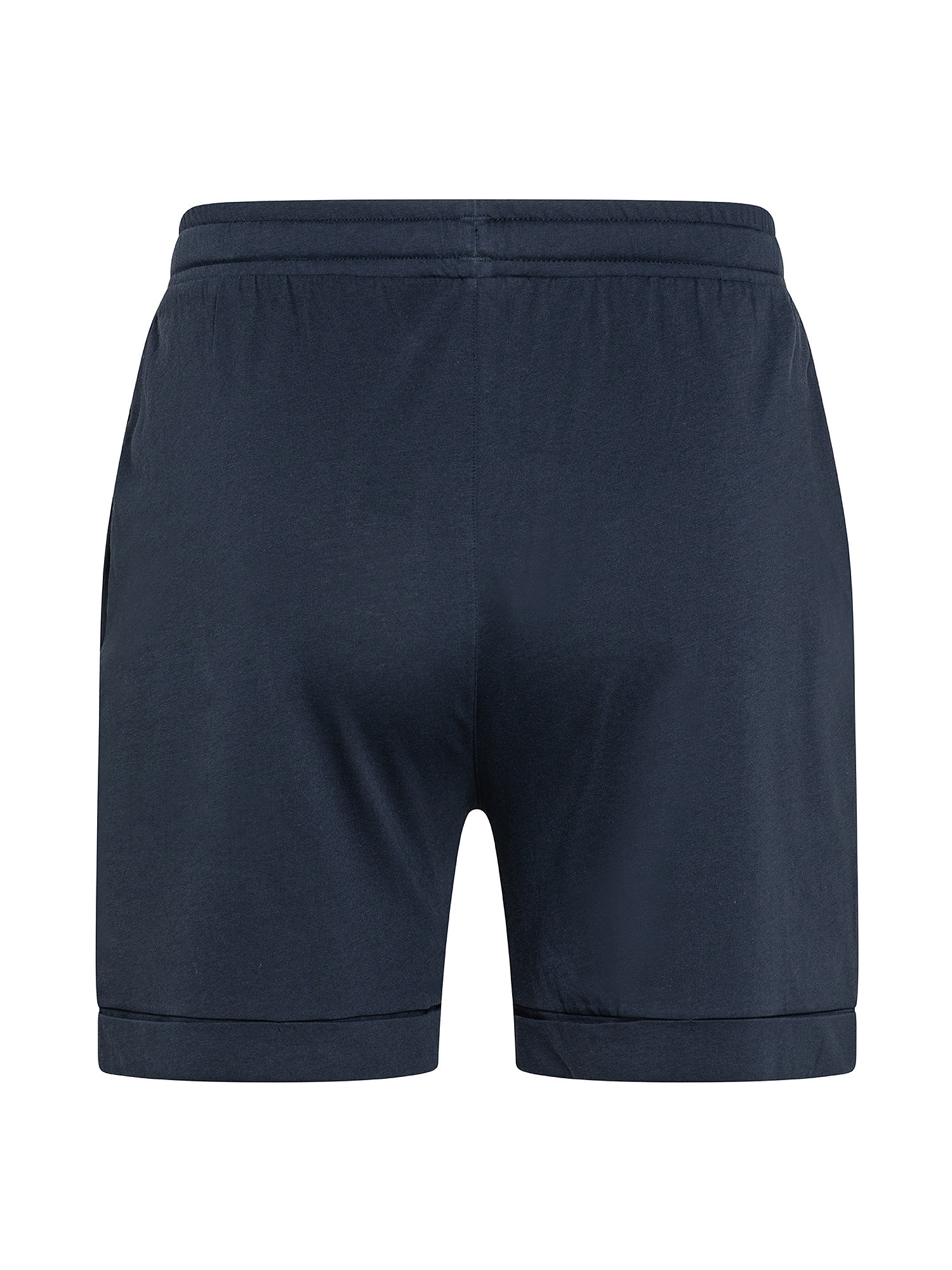 Shorts con logo, Blu, large image number 1