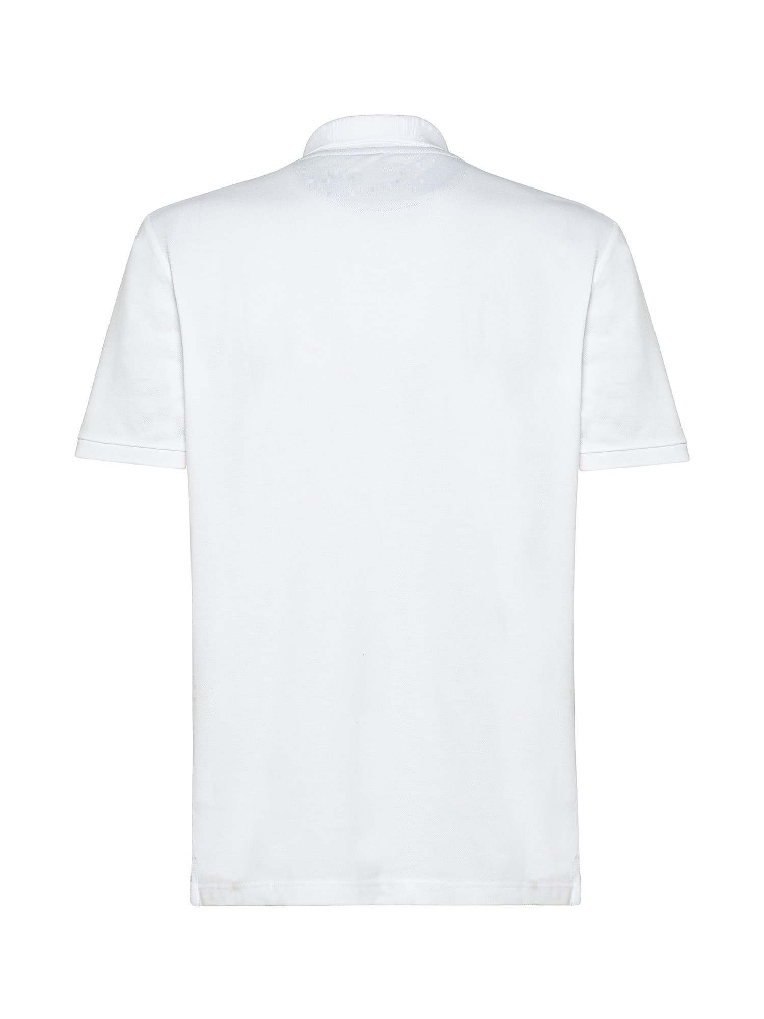 Men's Millers River Piqué Polo Shirt, White, large image number 1