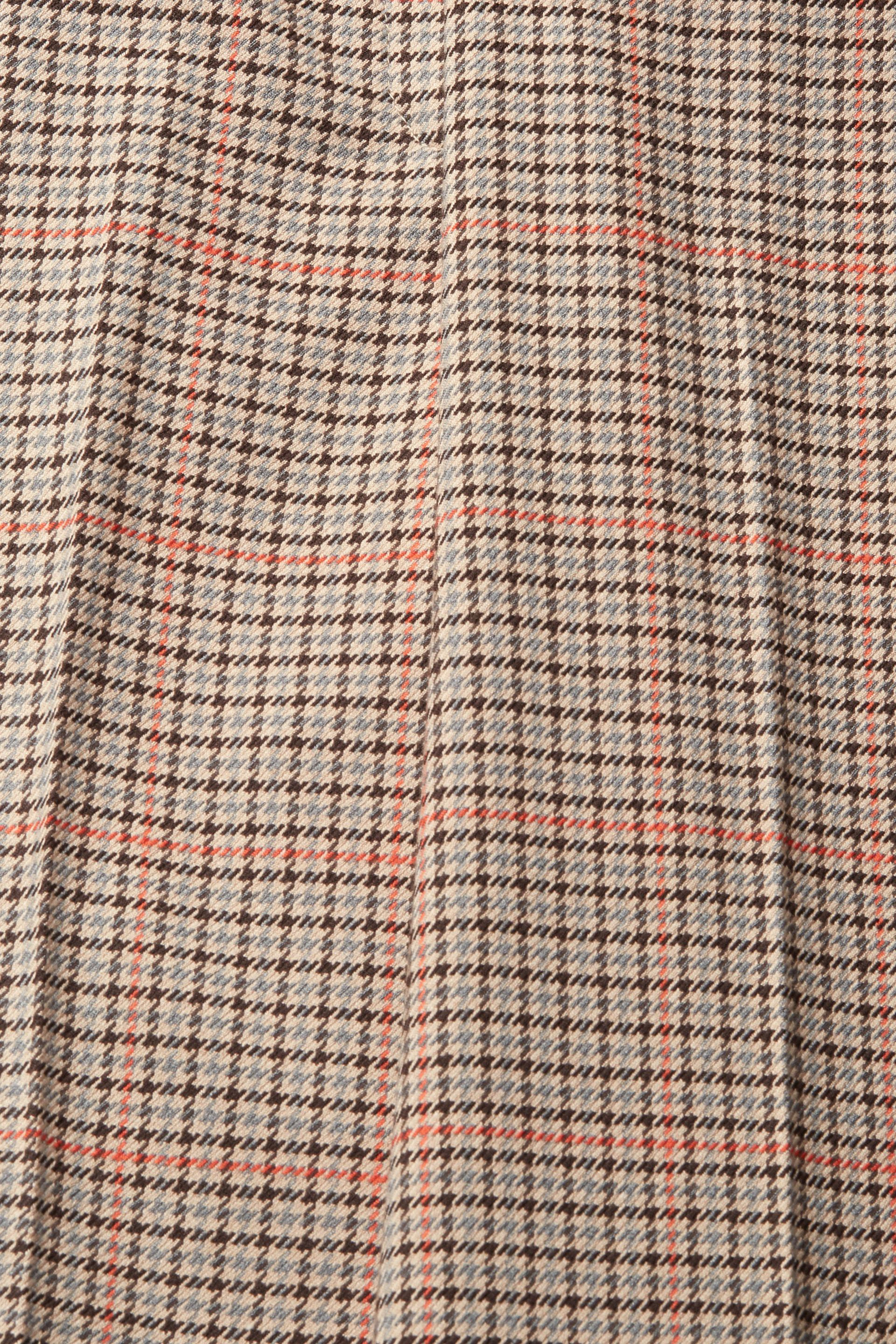Trousers with a checked pattern, Beige, large image number 1