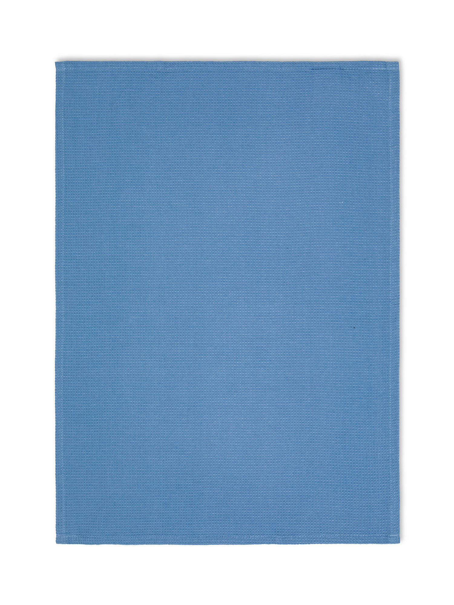 Set 3 strofinacci puro cotone stampa fiorellini, Blu, large image number 2