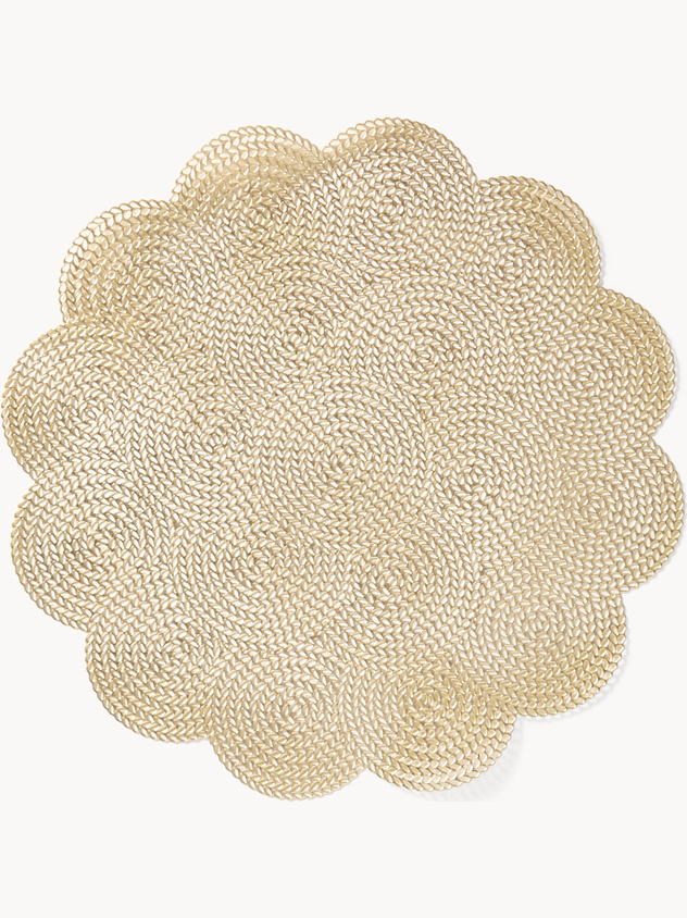 Tovaglietta in PVC pizzo oro