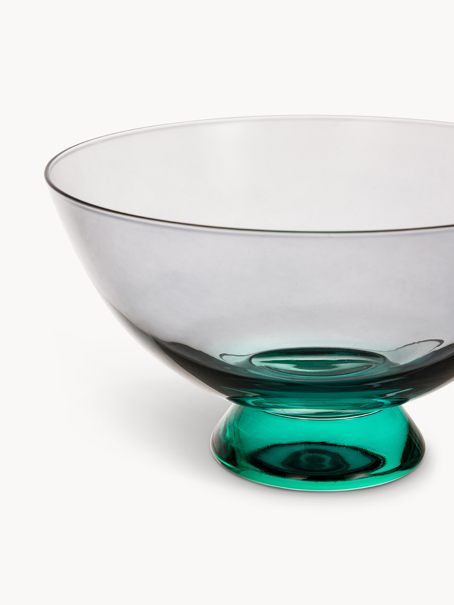 Colored borosilicate glass bowl, Multicolor, large image number 1