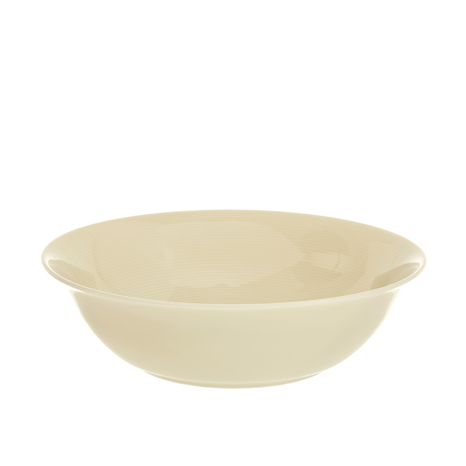 Charme porcelain salad bowl, Beige, large image number 0