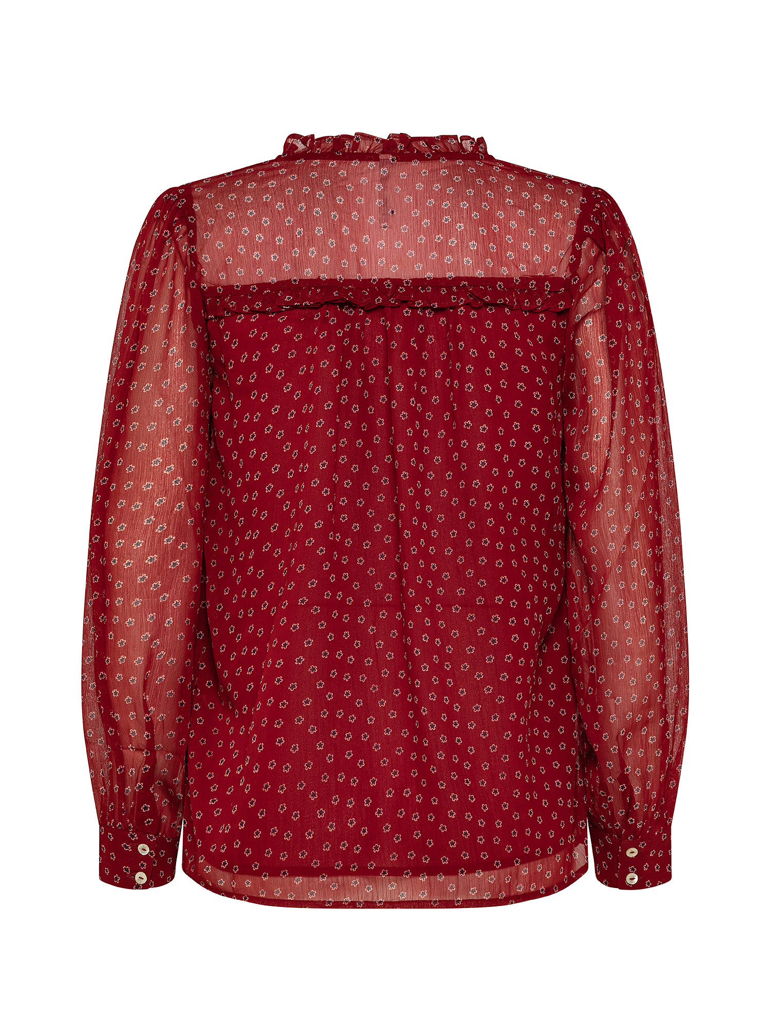 Nala blouse with floral print, Red, large image number 1