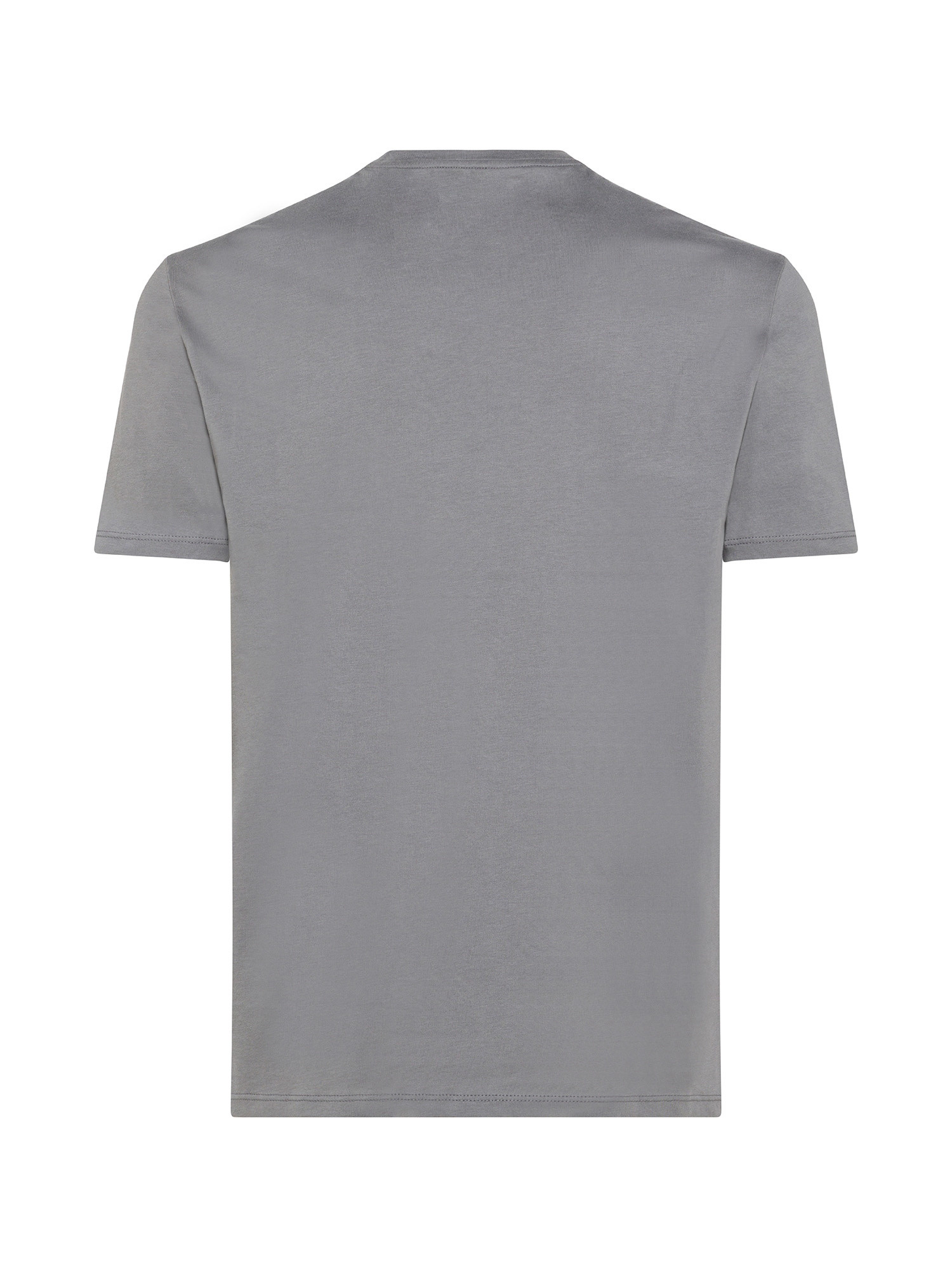 Armani Exchange - Crewneck T-shirt with print, Dark Grey, large image number 1