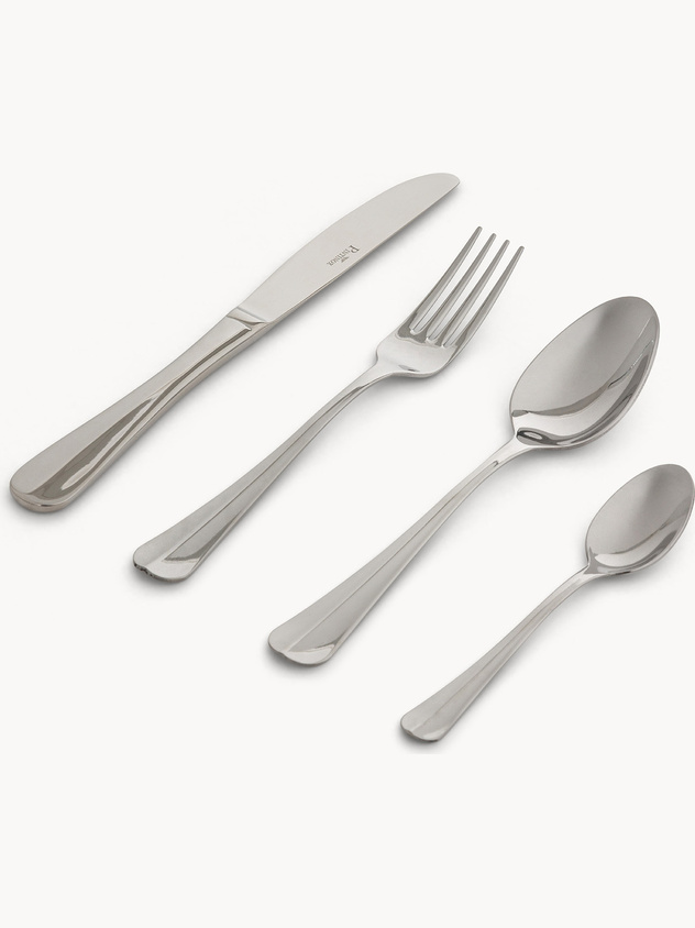 Set 24 posate in acciaio Baguette