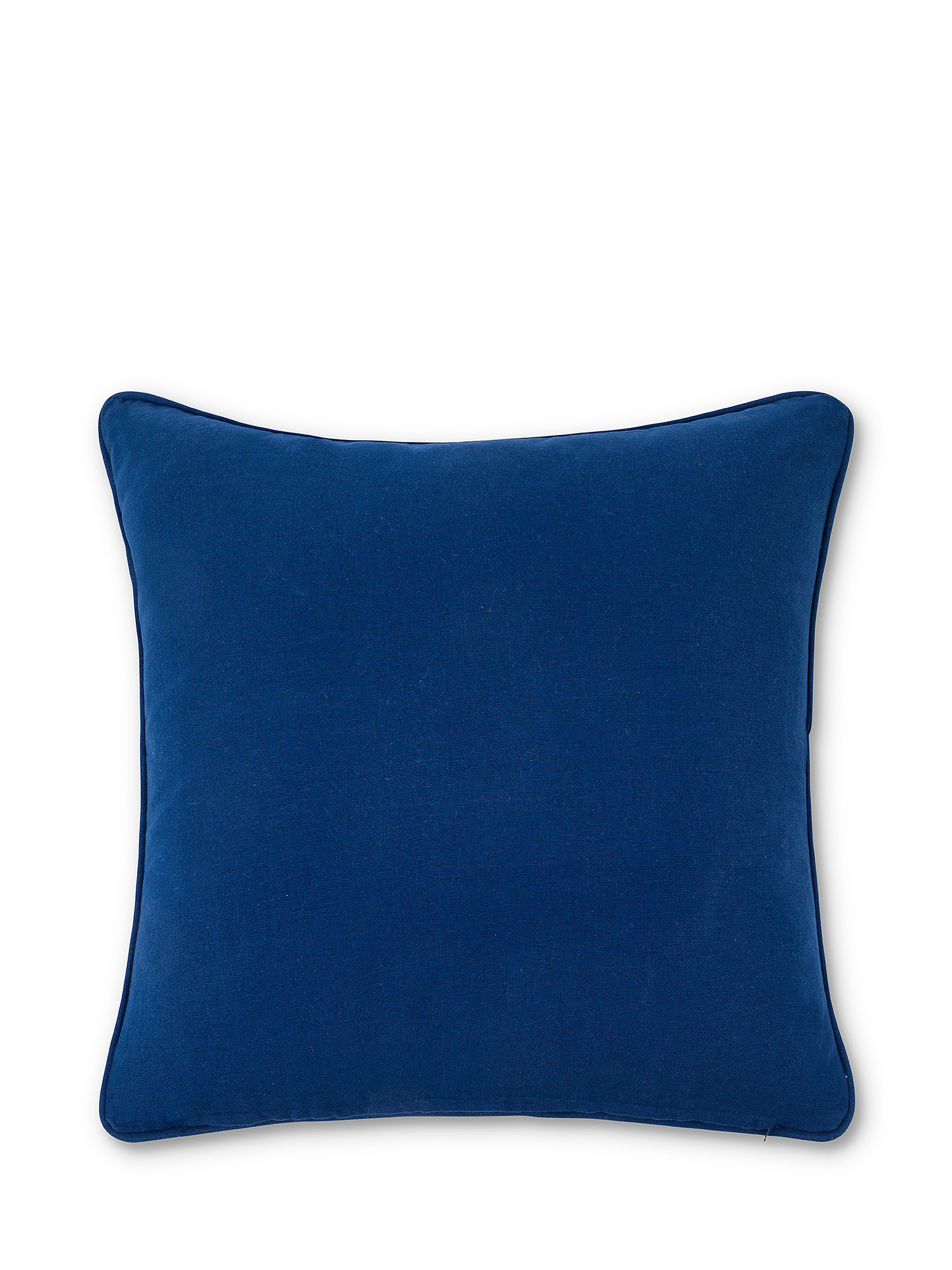 Cuscino cotone tessuto dobby 45x45cm, Azzurro, large image number 1