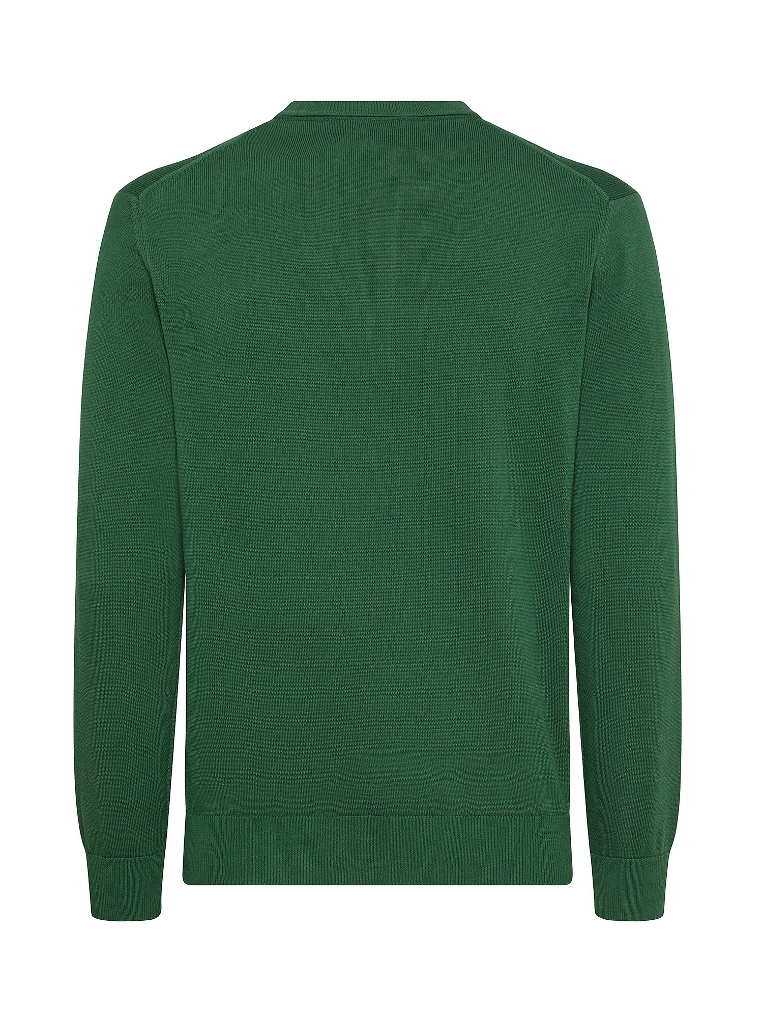 Lacoste - Cotton crewneck sweater, Green, large image number 1