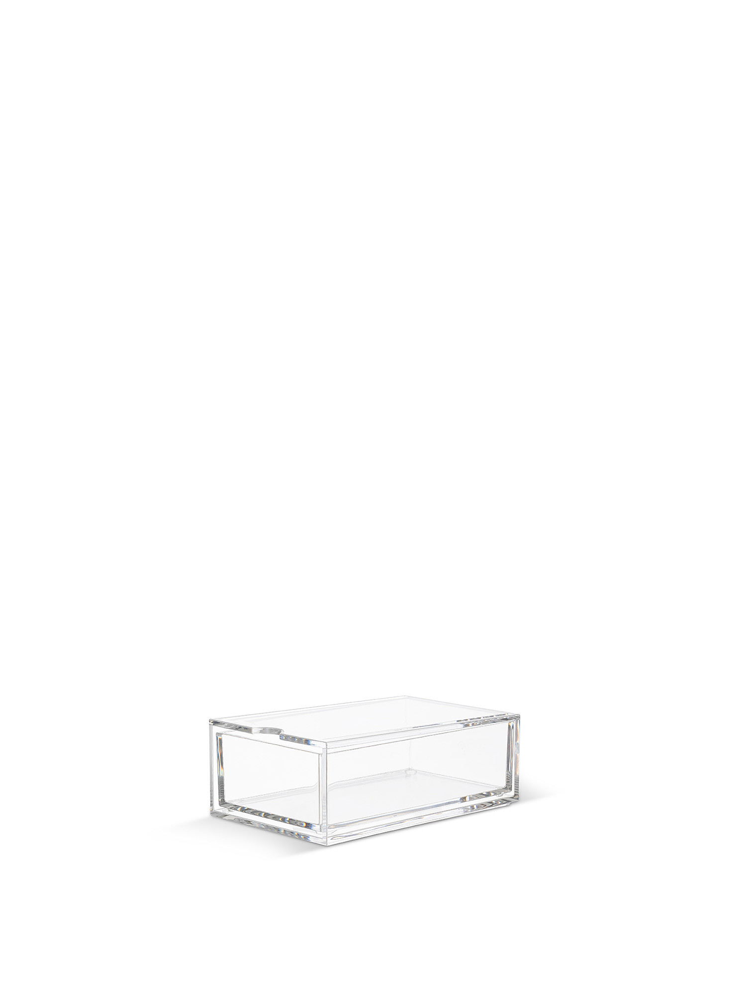 Portagioie plastica trasparente, Trasparente, large