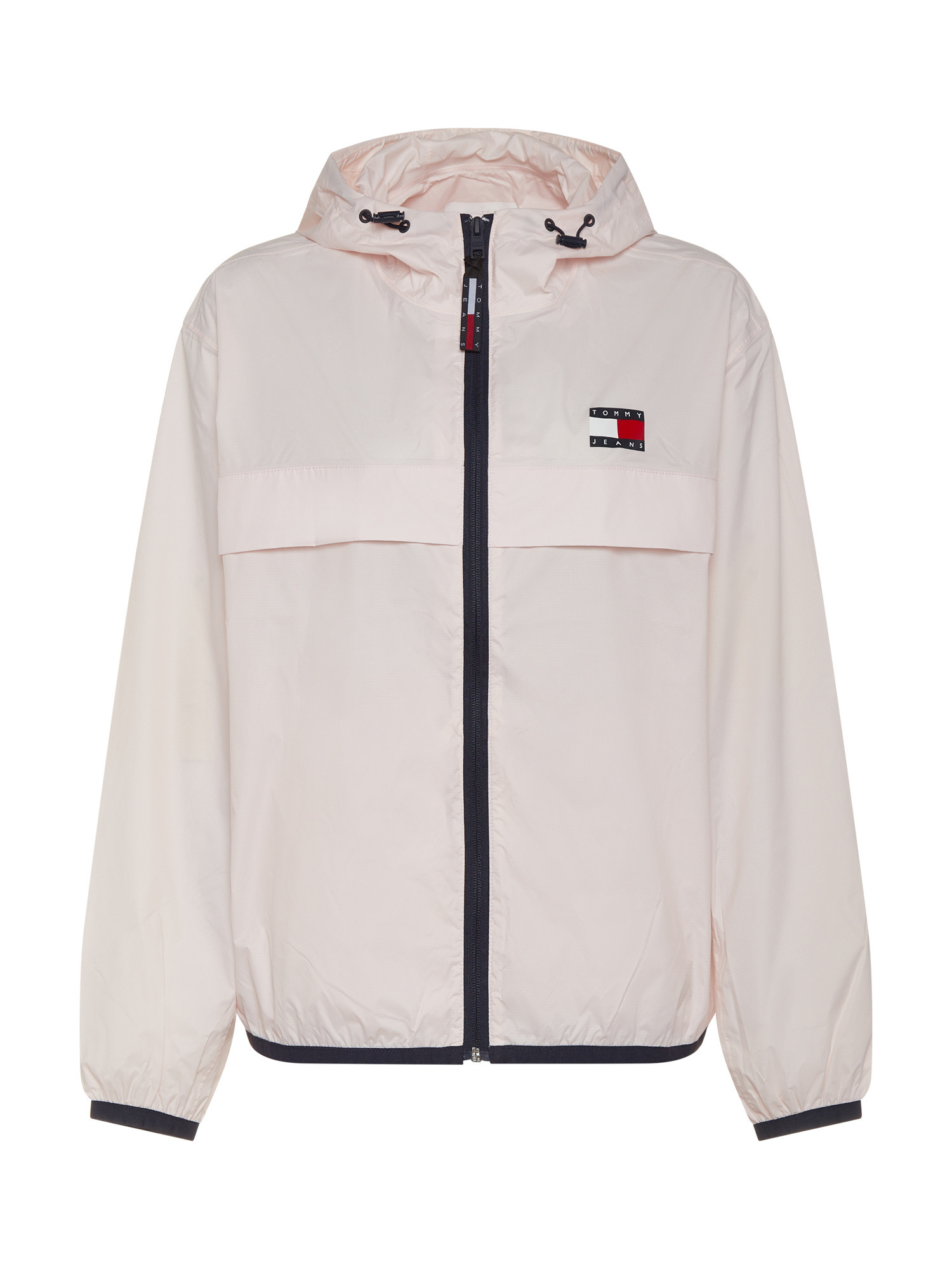 Tommy Jeans - Windbreaker with logo, Light Pink, large image number 0