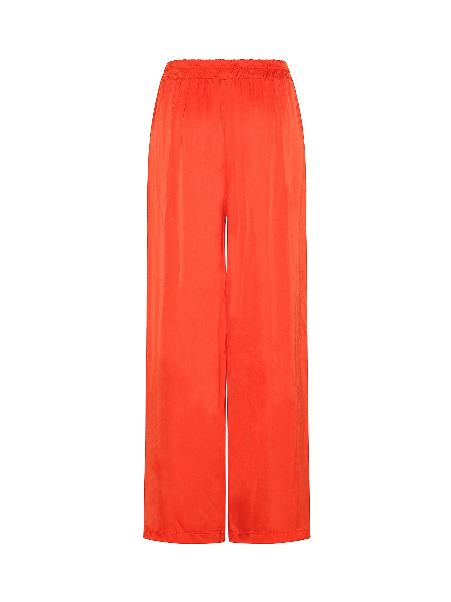 Pantalone in viscosa, Arancione, large