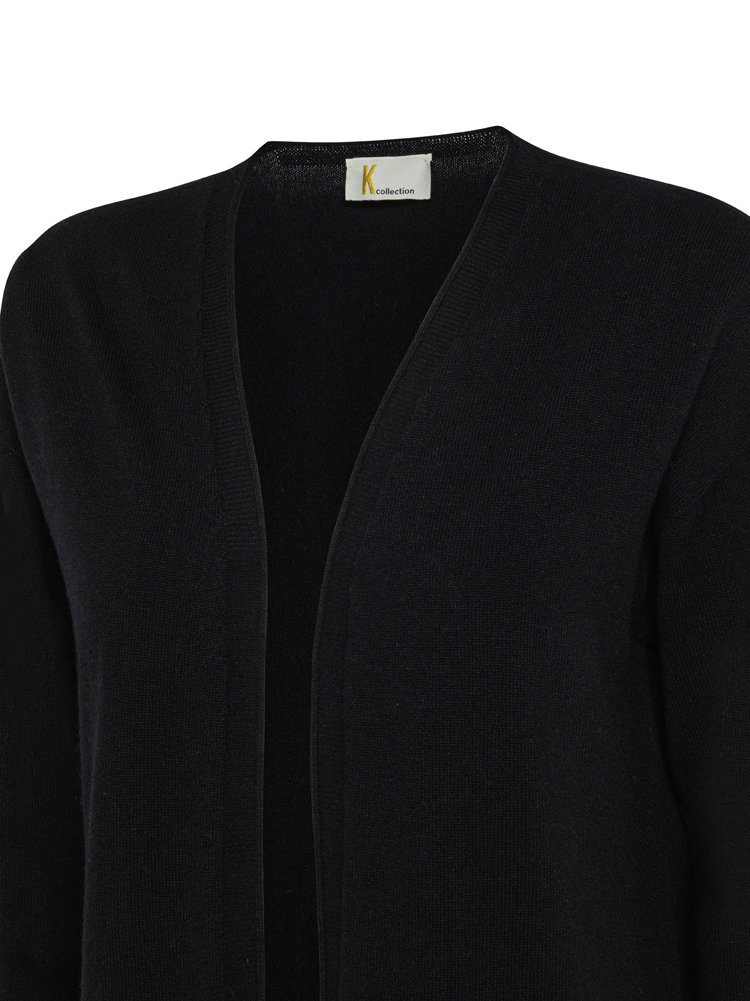 K Collection - Long cardigan, Black, large image number 2
