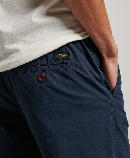 Superdry - Pantaloni in tela di cotone, Blu, large image number 3
