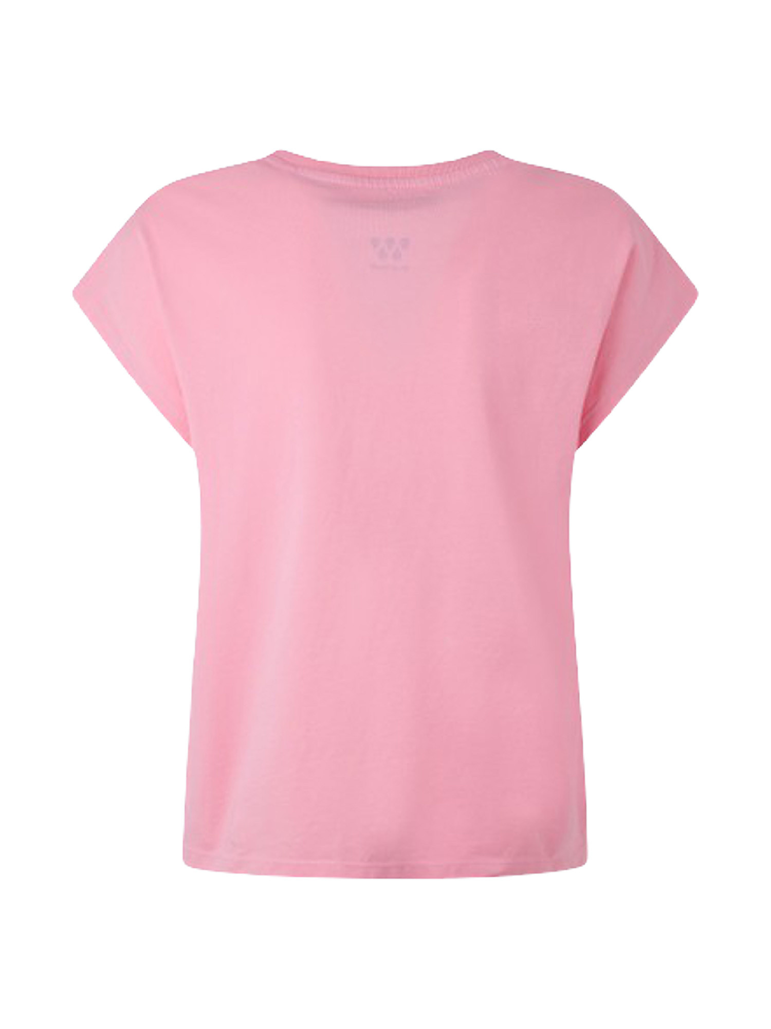 T-shirt con stampa testo effetto consumato rosie, Rosa, large image number 1