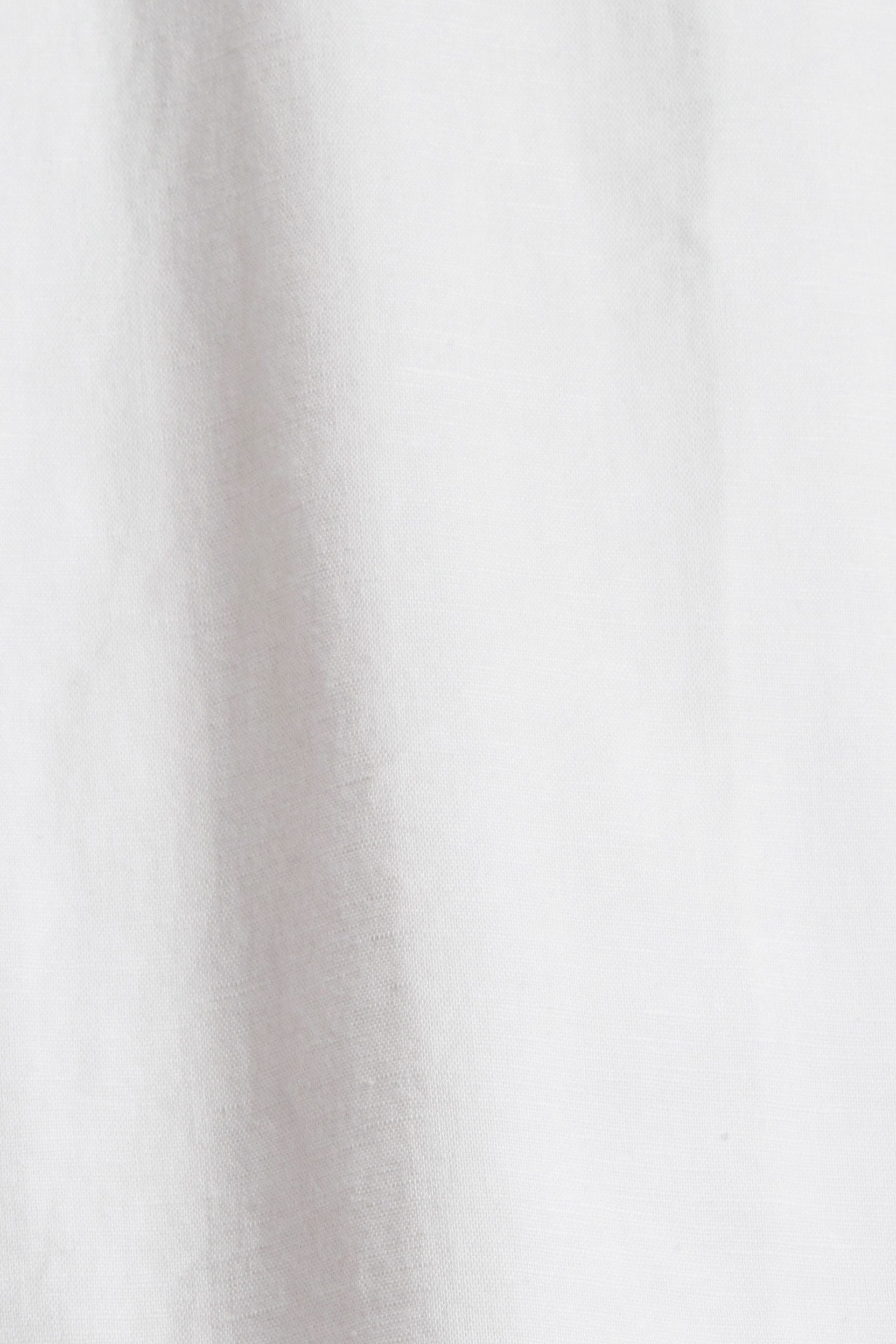 Linen blend shirt, White, large image number 3