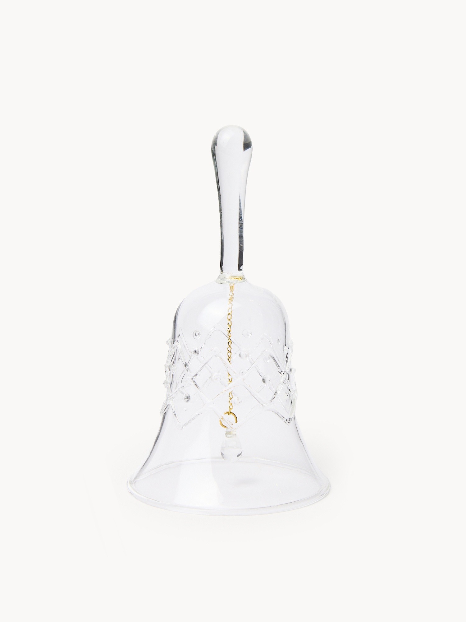 Campanella decorativa in vetro borosilicato, Trasparente, large image number 0