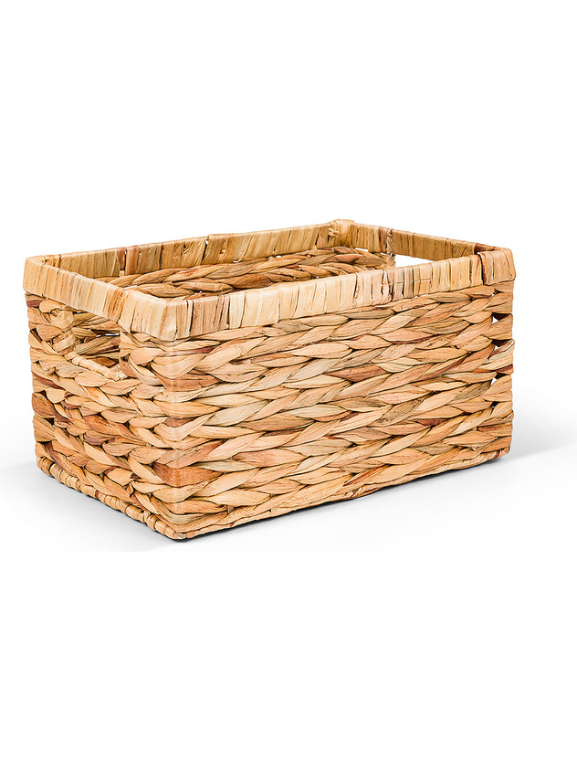 Cesto in paglia intrecciata