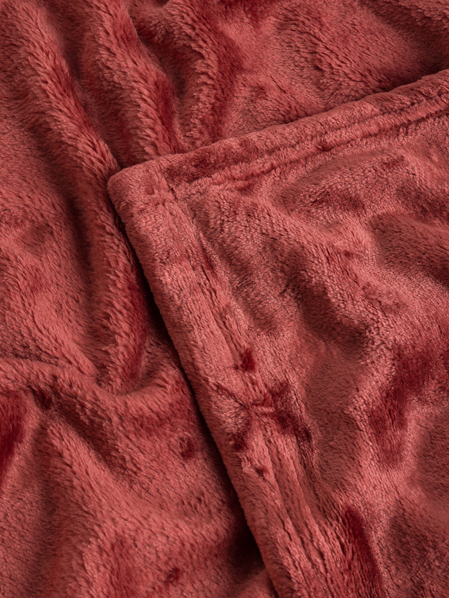Maxi plaid flannel fleece, Rosso, large image number 1