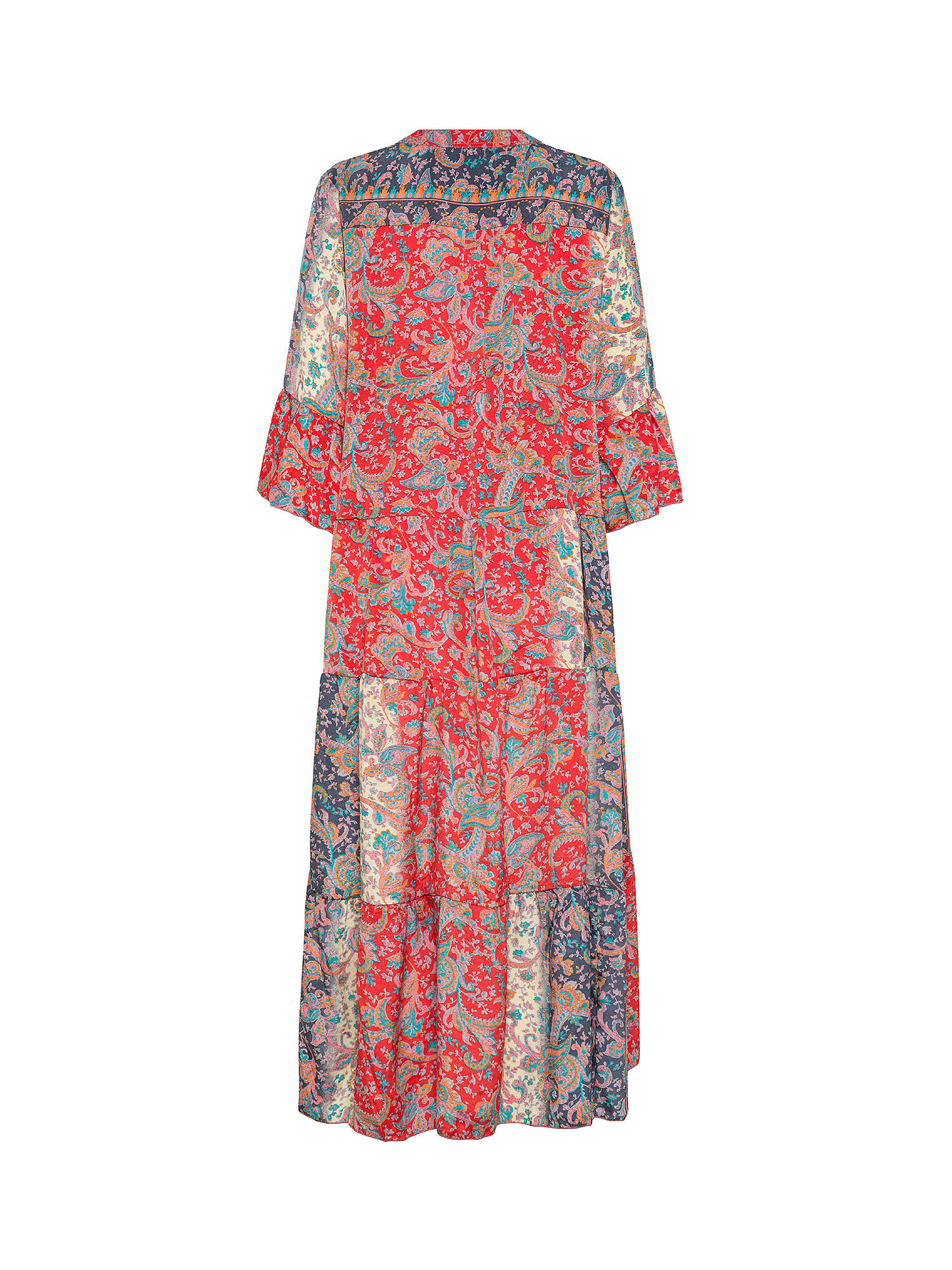 Koan - Long patterned dress, Multicolor, large image number 1