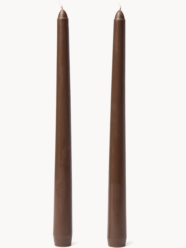 Set di due candele coniche