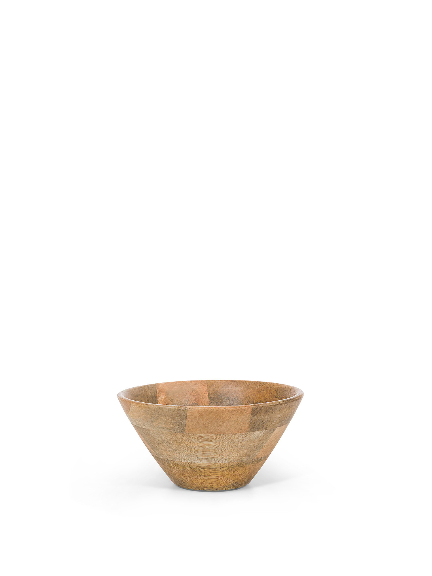 Wooden flared bowl, Brown, large image number 0