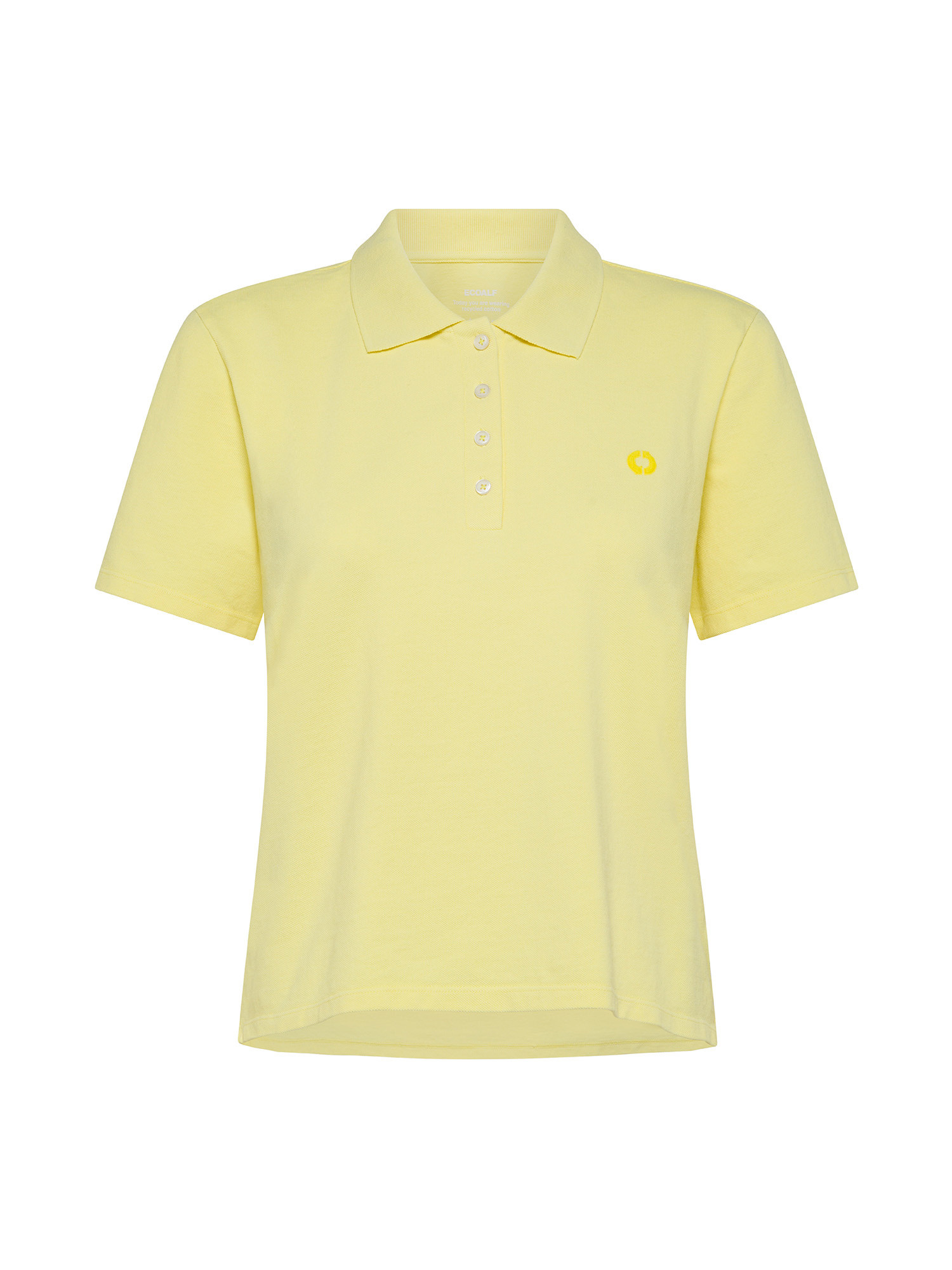 Ecoalf - Ancona T-shirt with embroidered logo, Yellow, large image number 0