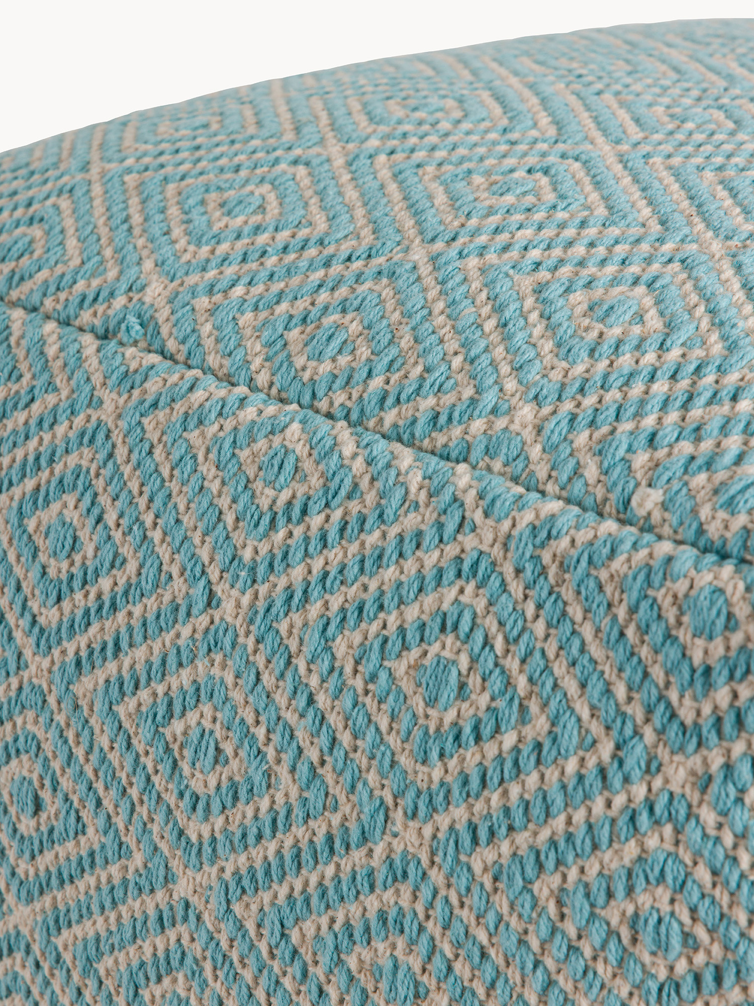 Pouf con motivo geometrico, Multicolor, large image number 1