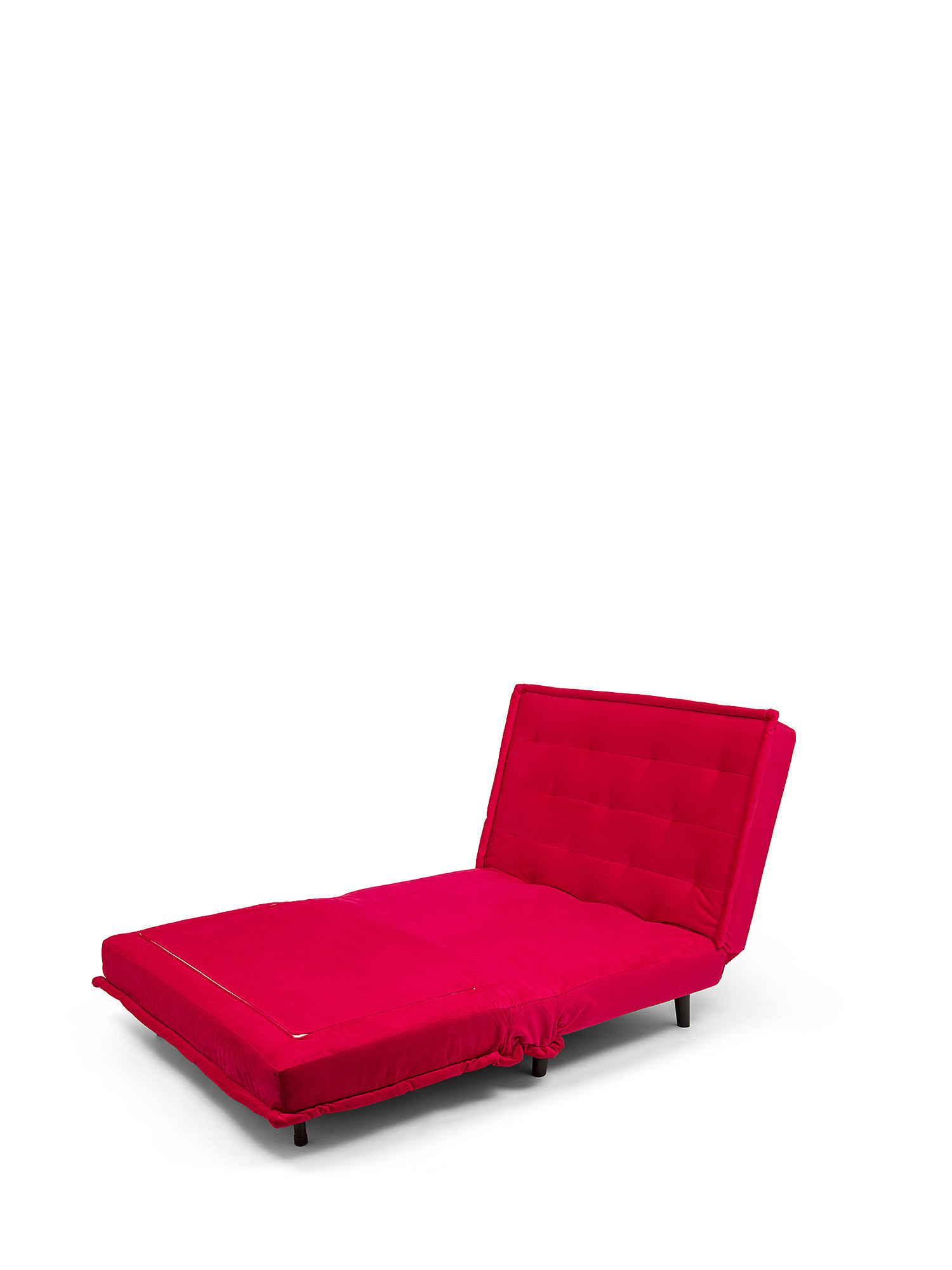 Guest velvet sofa bed, Red, large image number 1