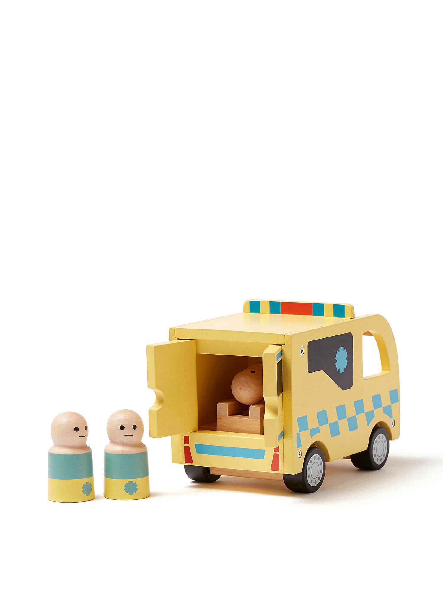 Wooden ambulance, Yellow, large image number 4