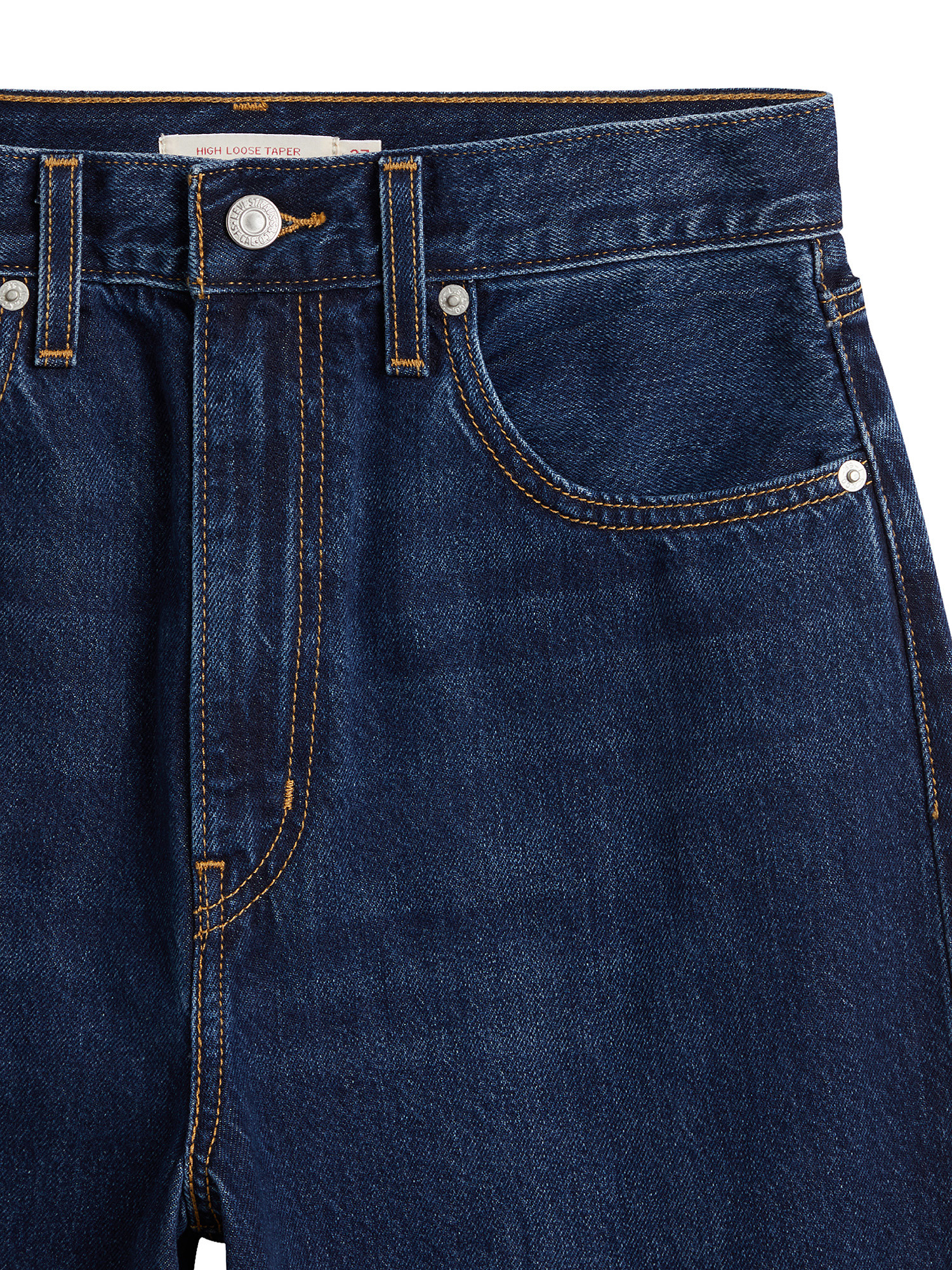 High loose taper jeans, Blu, large image number 6