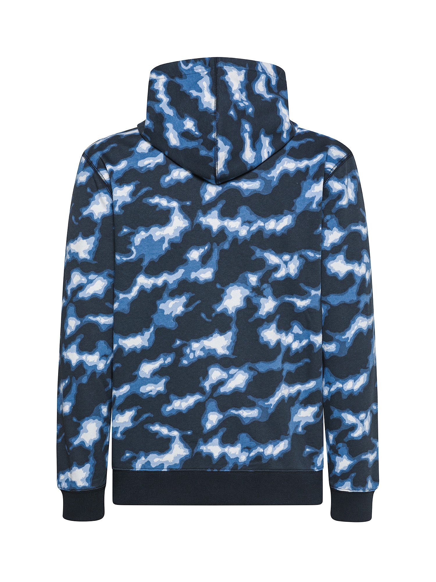 Pepe Jeans - Felpa con stampa camouflage, Blu scuro, large image number 1