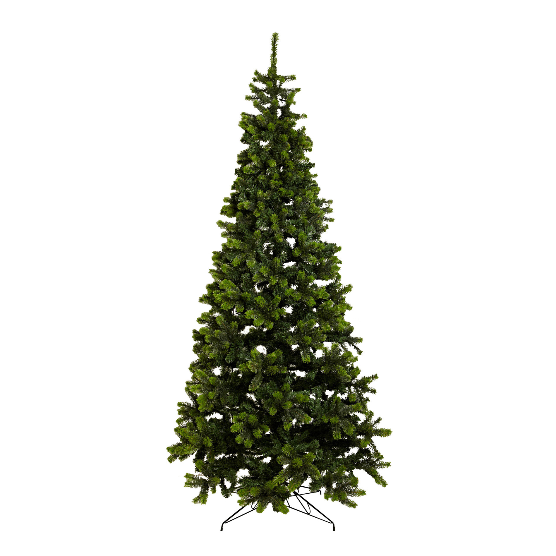 Albero di Natale Slim H 225cm, Verde scuro, large image number 0