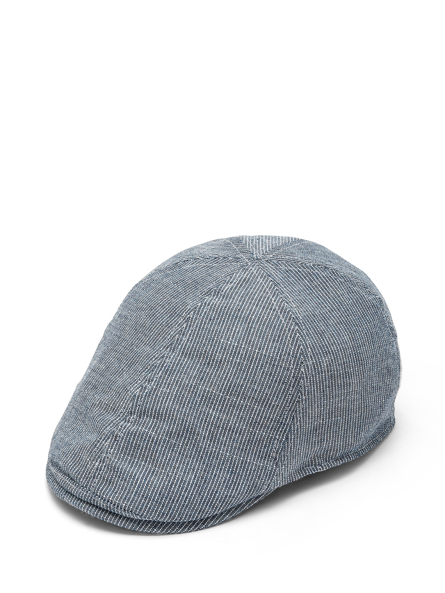 Striped flat cap, Dark Blue, large image number 0