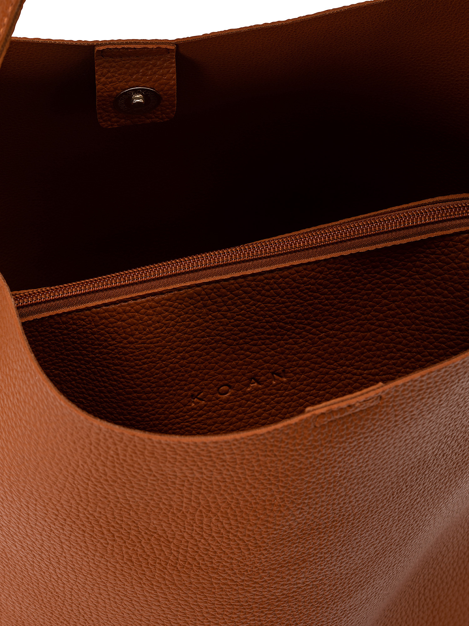 Hobo bag, Leather Brown, large image number 2