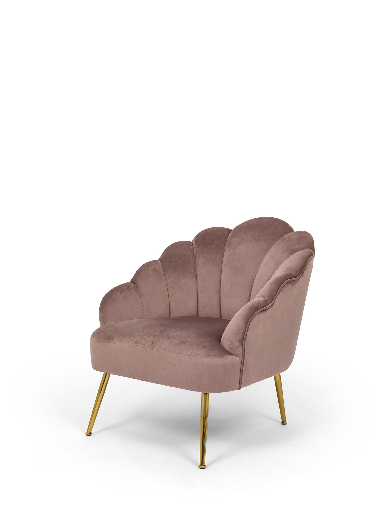 Bloom velvet armchair, Dark Pink, large image number 0