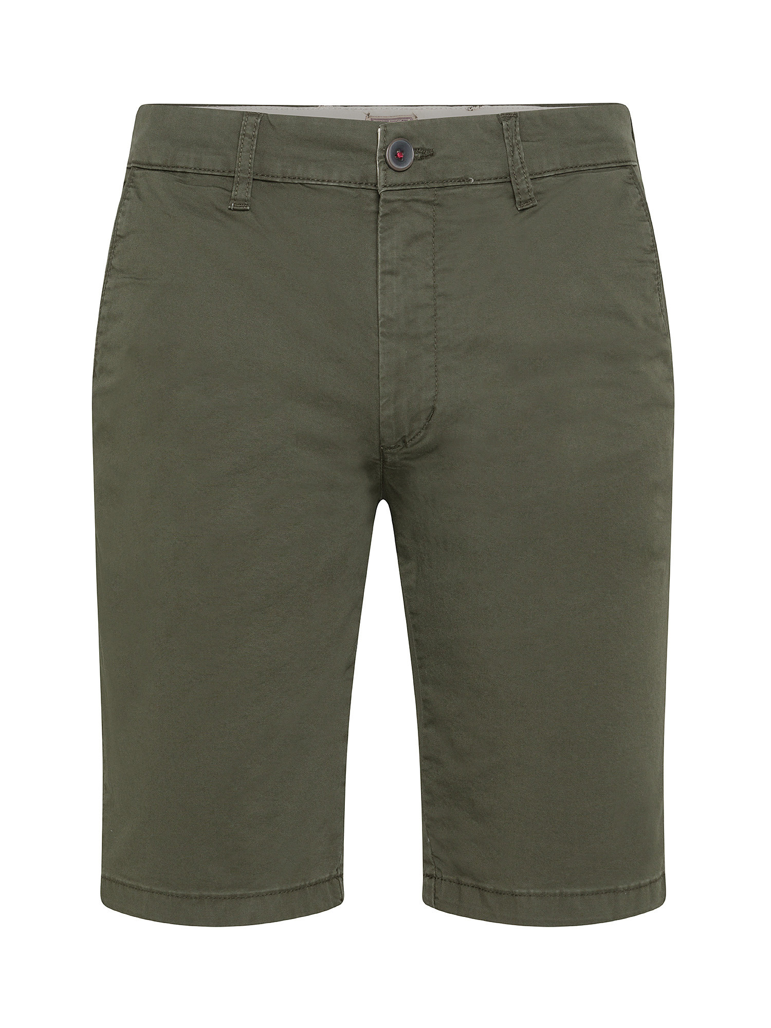 JCT - Bermuda shorts in stretch cotton, Dark Green, large image number 0