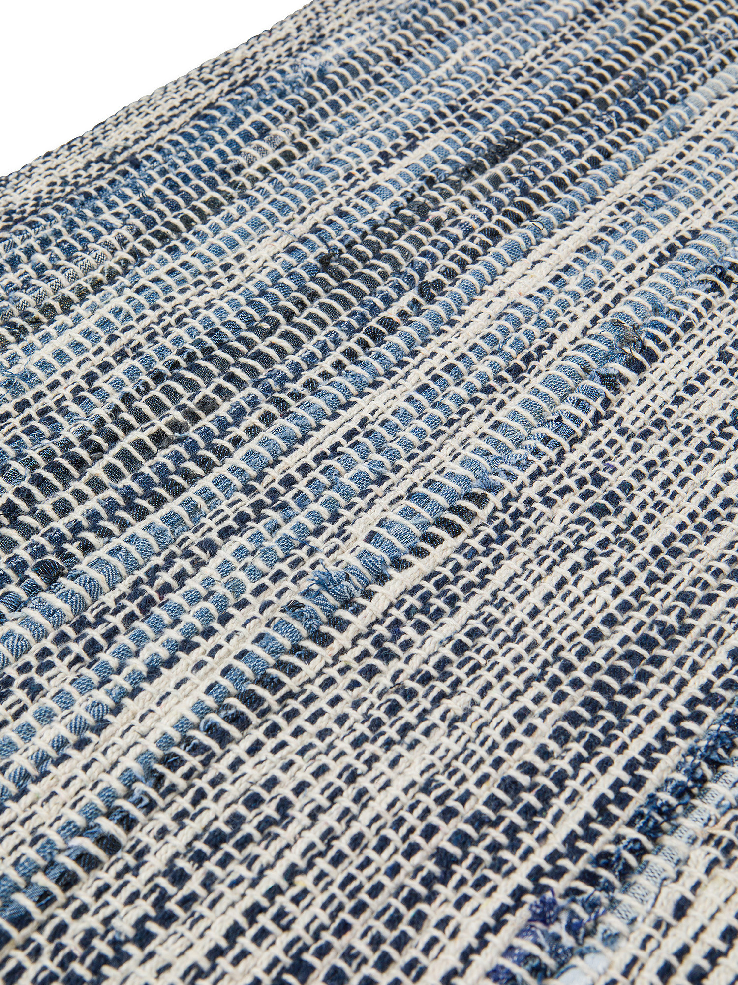 Cotton kitchen rug, Blue, large image number 1