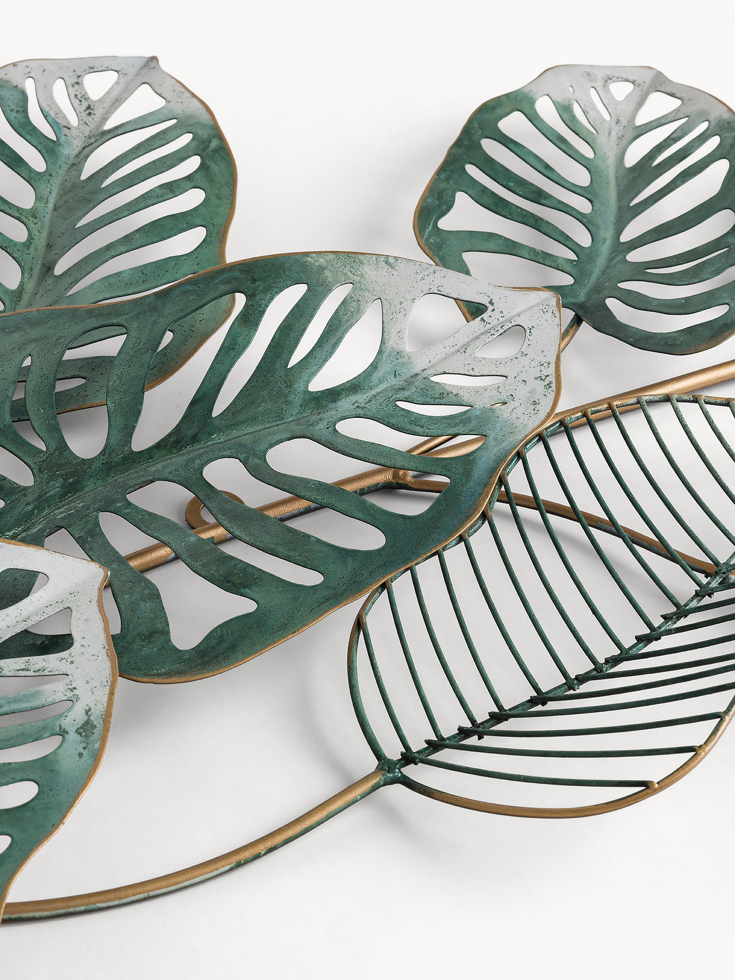 Hand painted wall decoration, Green, large image number 1