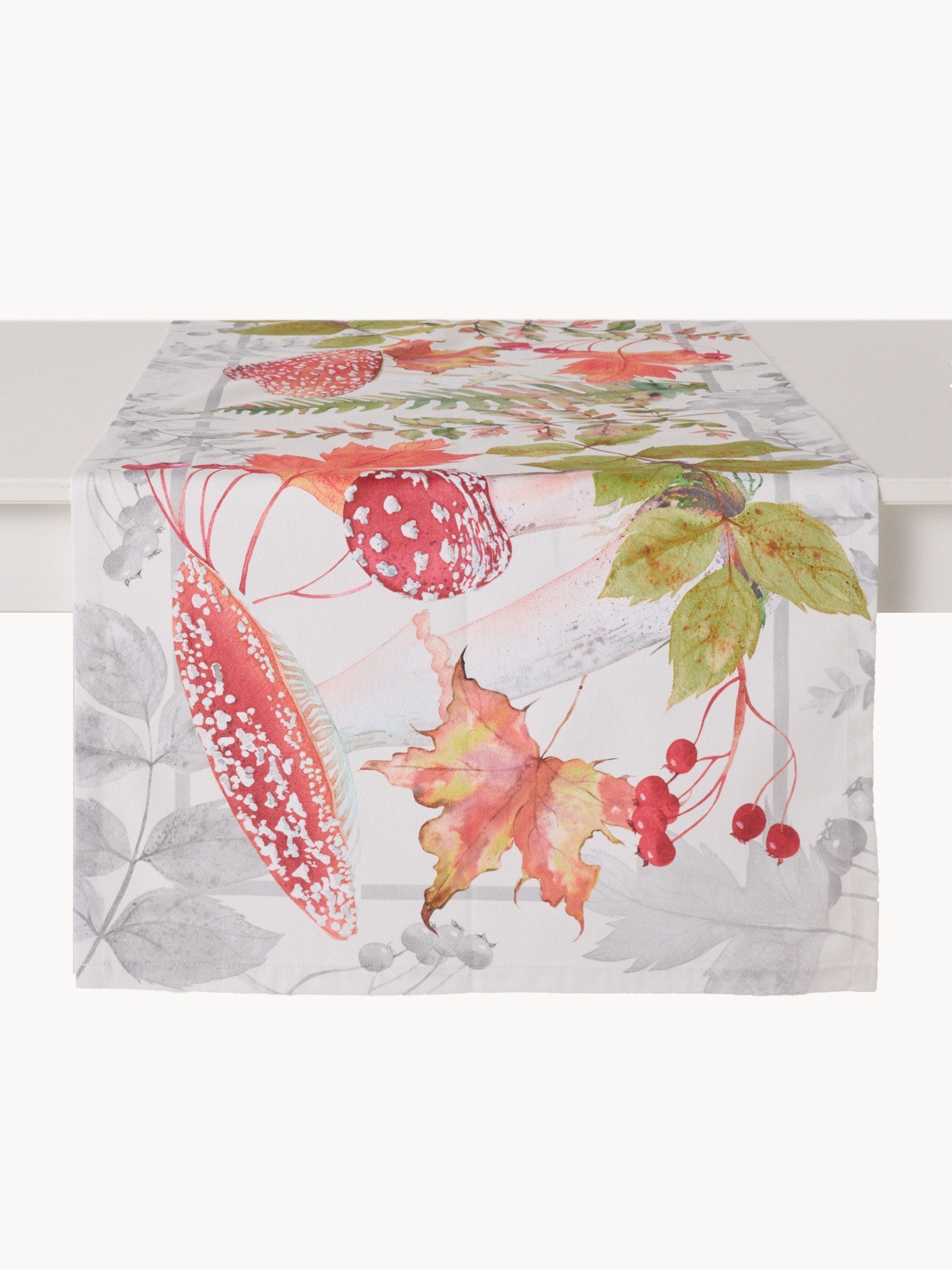 Cotton twill table runner by Tessiture Randi, Multicolor, large image number 1