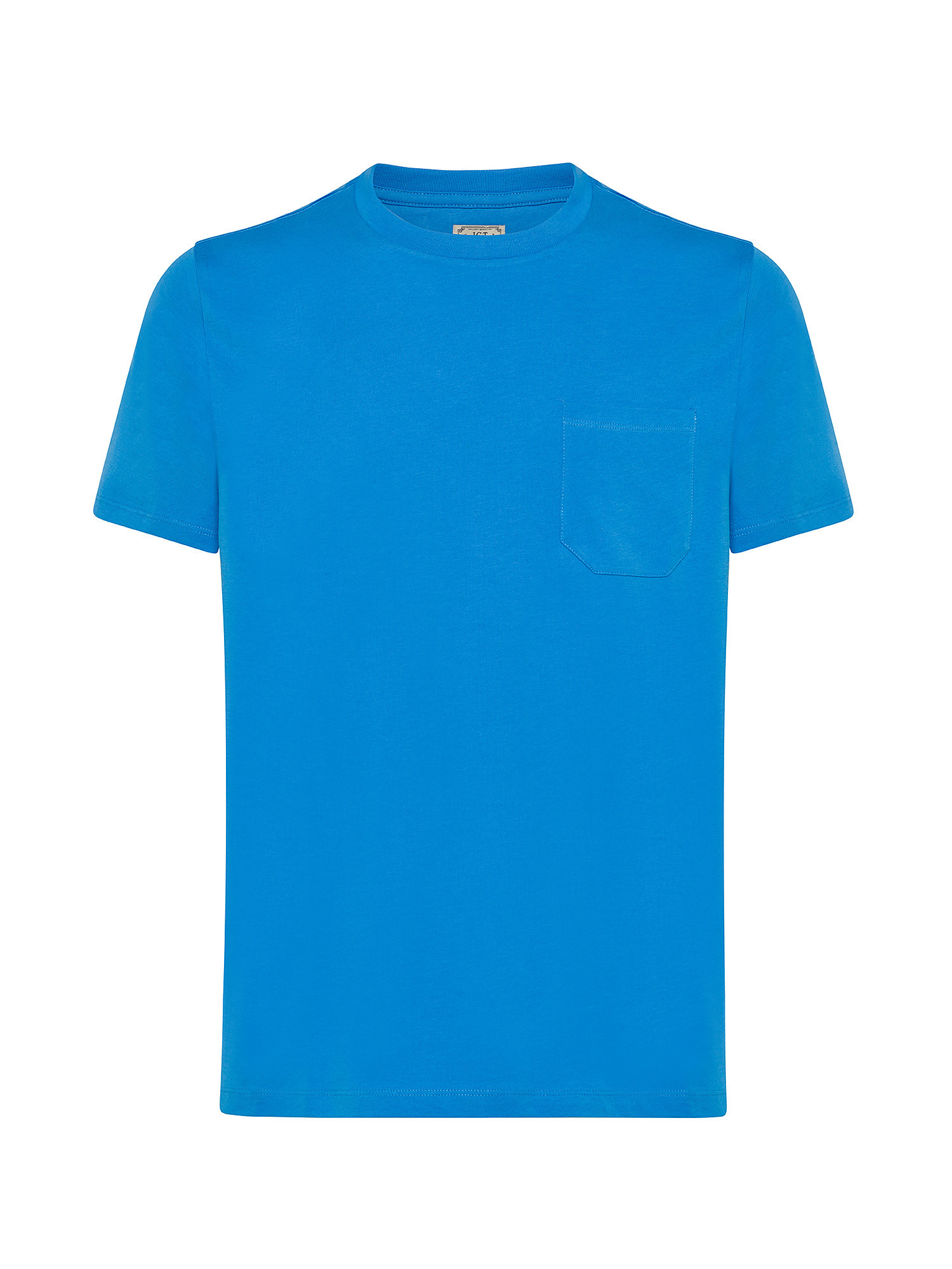 JCT - T-shirt in puro cotone supima, Azzurro, large image number 0