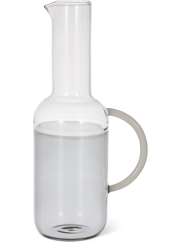 Caraffa vetro borosilicato effetto sfumato