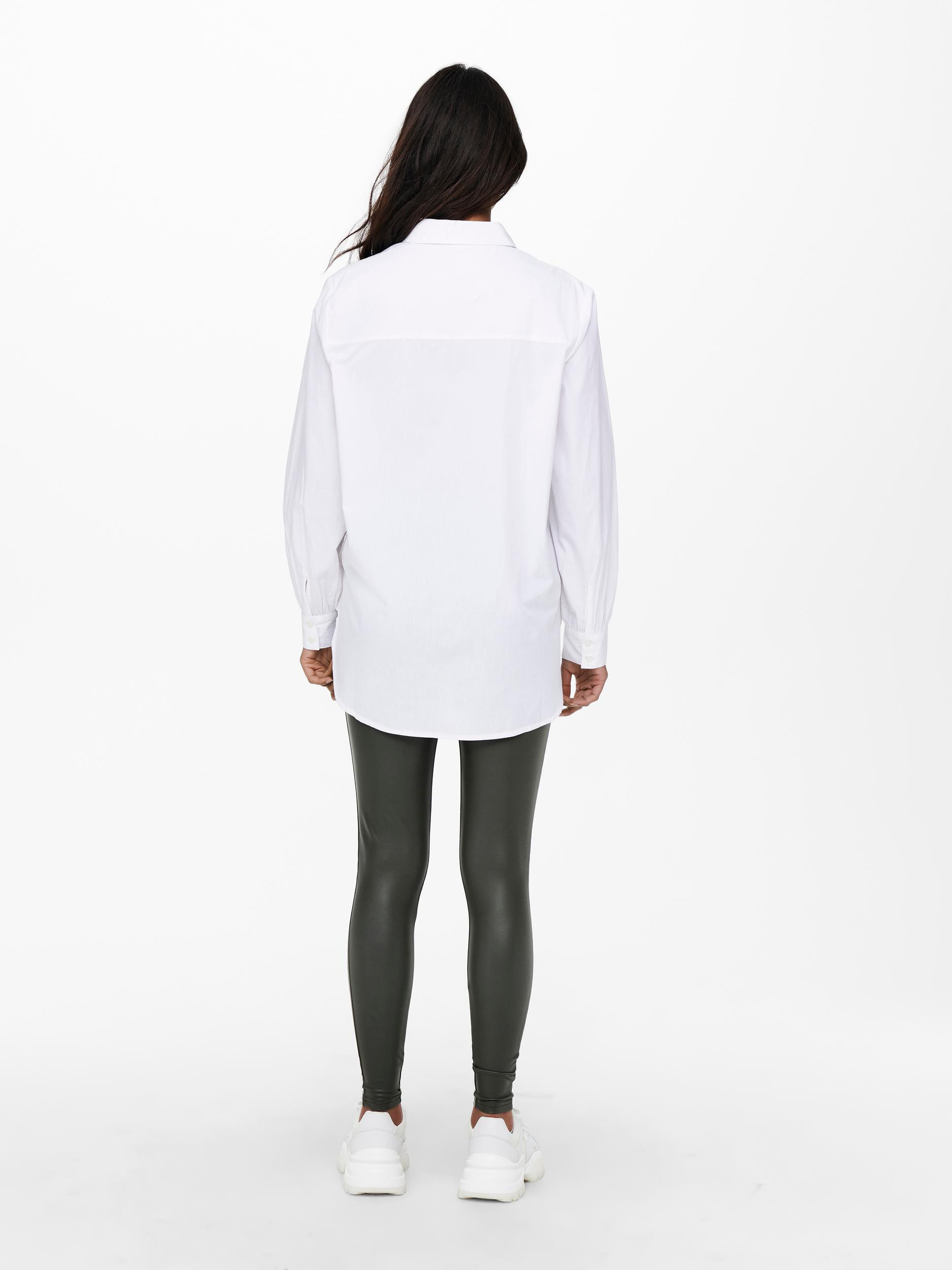 shirt with long sleeved, White, large image number 4