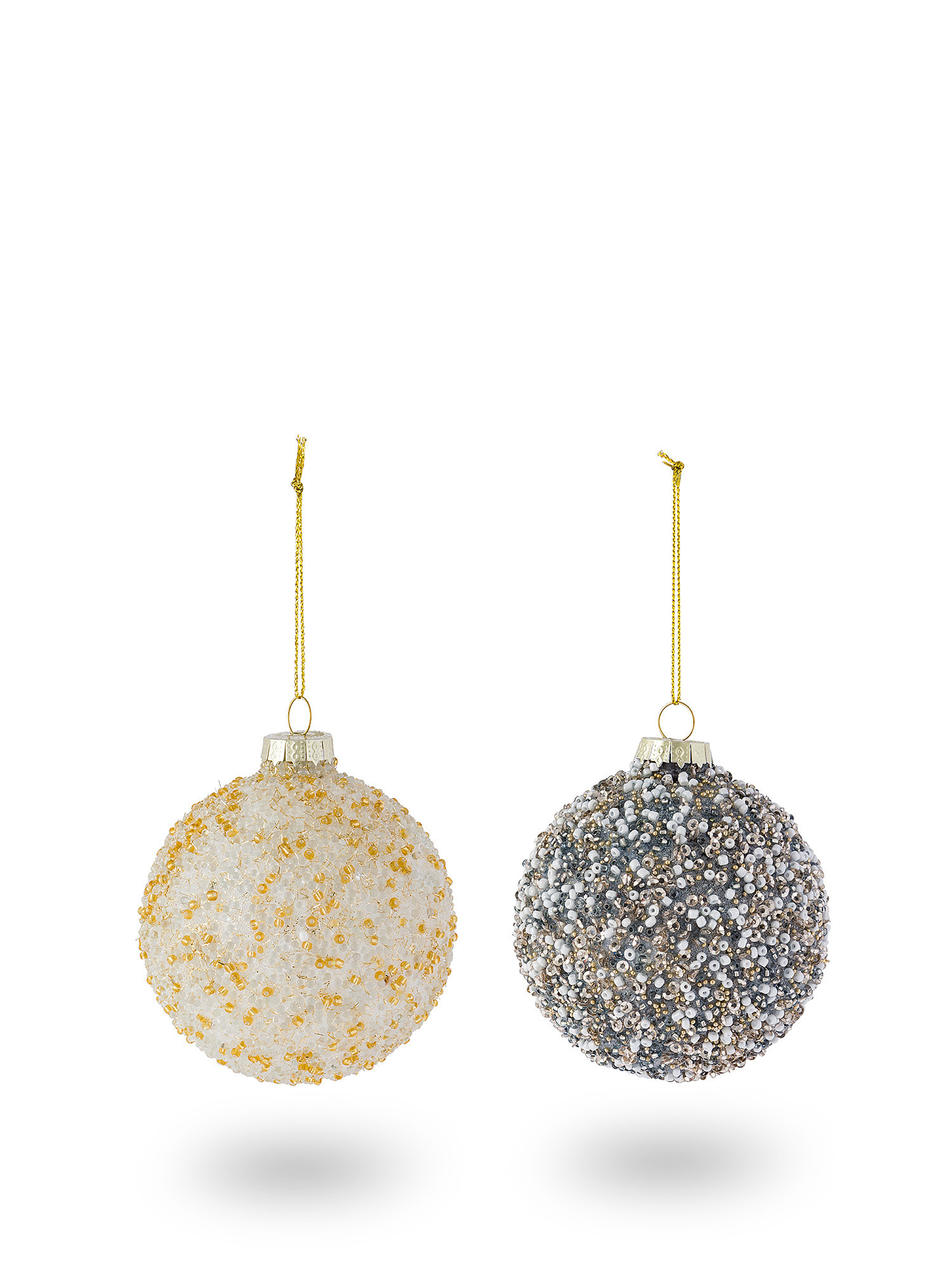 Pallina in vetro con glitter, Multicolor, large image number 0