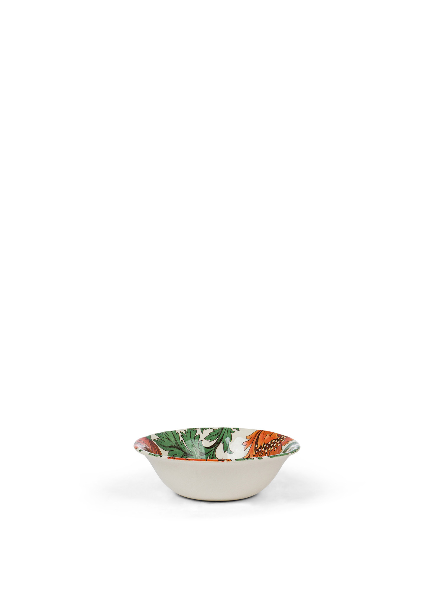 Ceramic bowl with floral motif, Multicolor, large image number 0