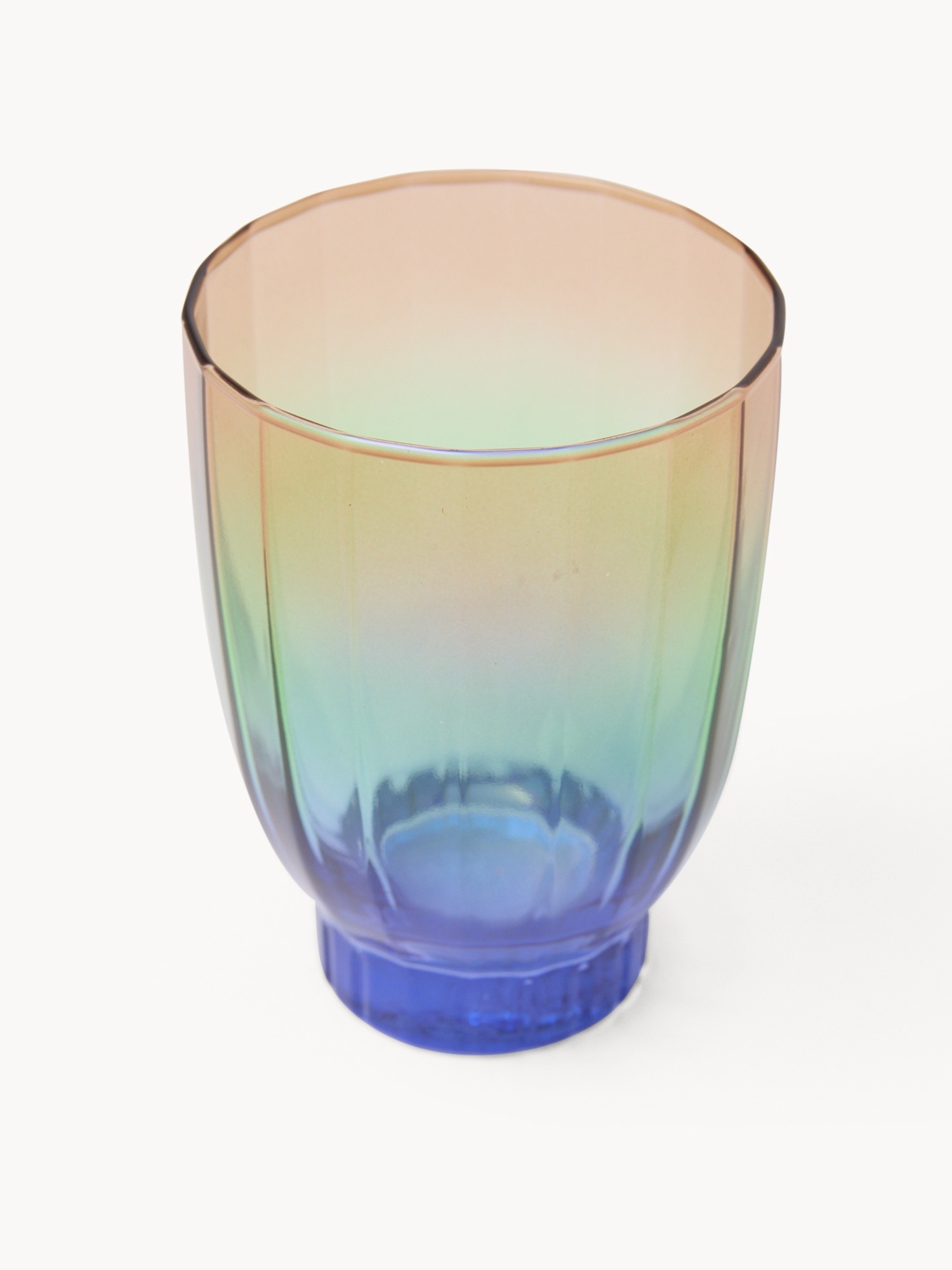 Two-tone sprayed glass tumbler - Introductory price, Multicolor, large image number 1